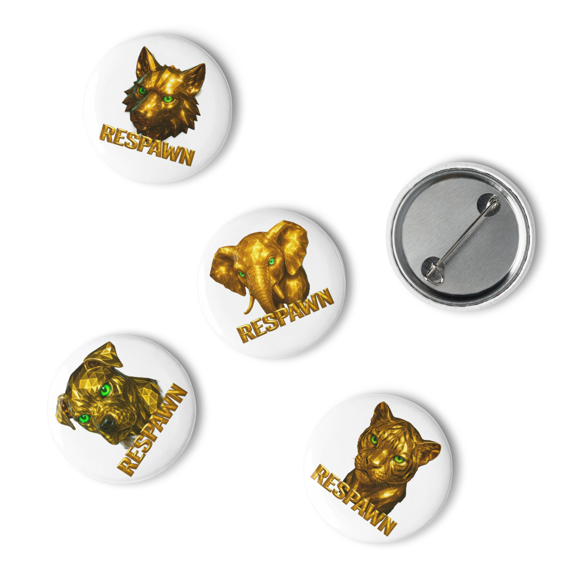 Kleine Pin Buttons | Goldie Set 1