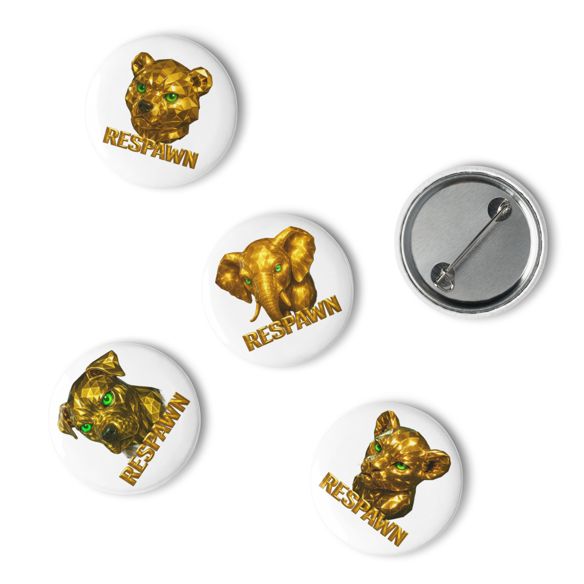 Kleine Pin Buttons | Goldie Set 2