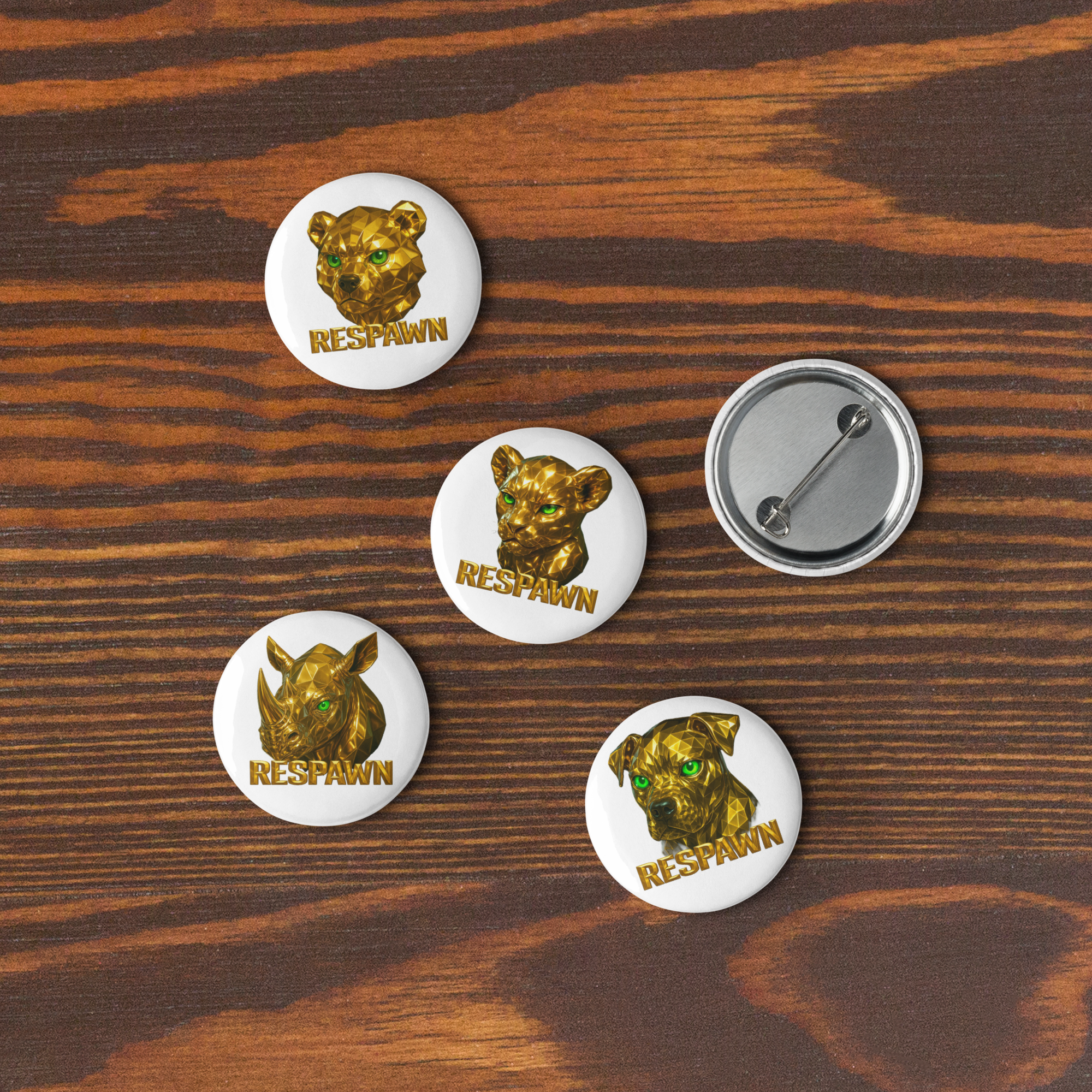 Kleine Pin Buttons | Goldie Set 2