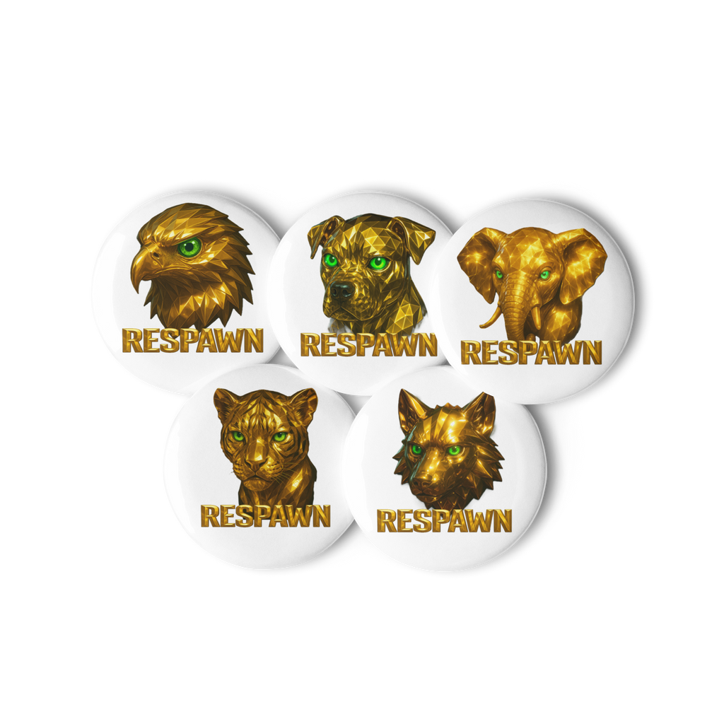 Große Pin Buttons | Goldie Set 1