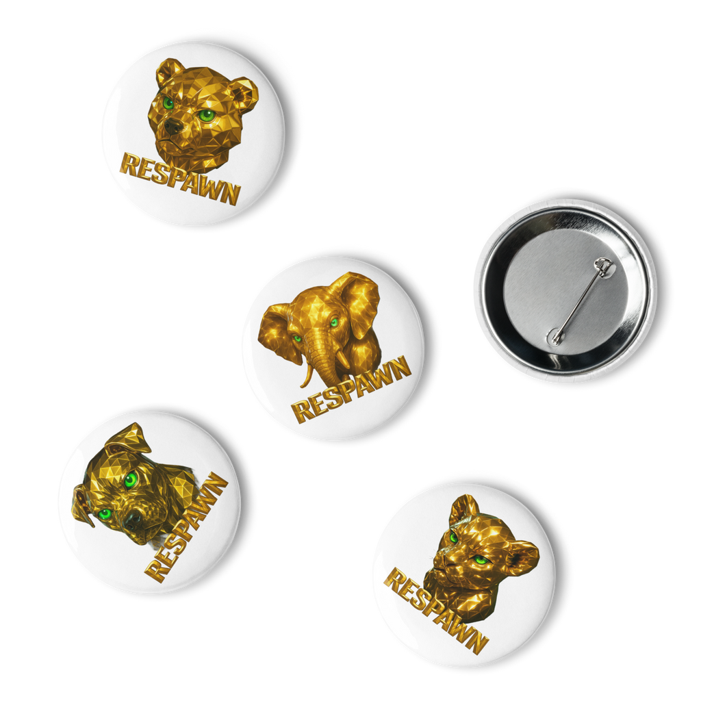 Große Pin Buttons | Goldie Set 2