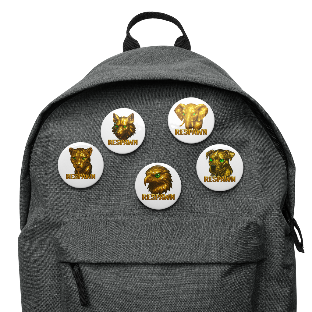 Große Pin Buttons | Goldie Set 1