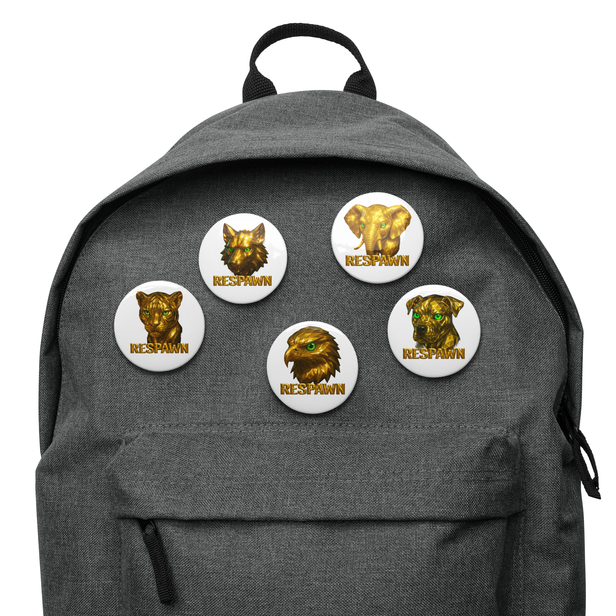 Große Pin Buttons | Goldie Set 1