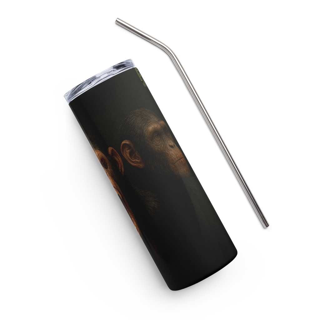 Edelstahlbecher | Bloodline Affen-Trio | Kikazaru · Mizaru · Iwazaru