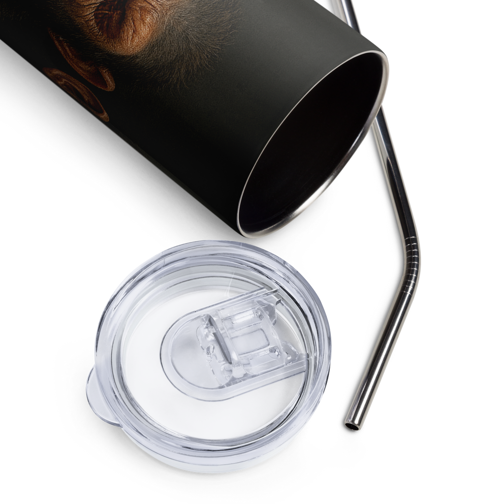 Edelstahlbecher | Bloodline Affen-Trio | Kikazaru · Mizaru · Iwazaru