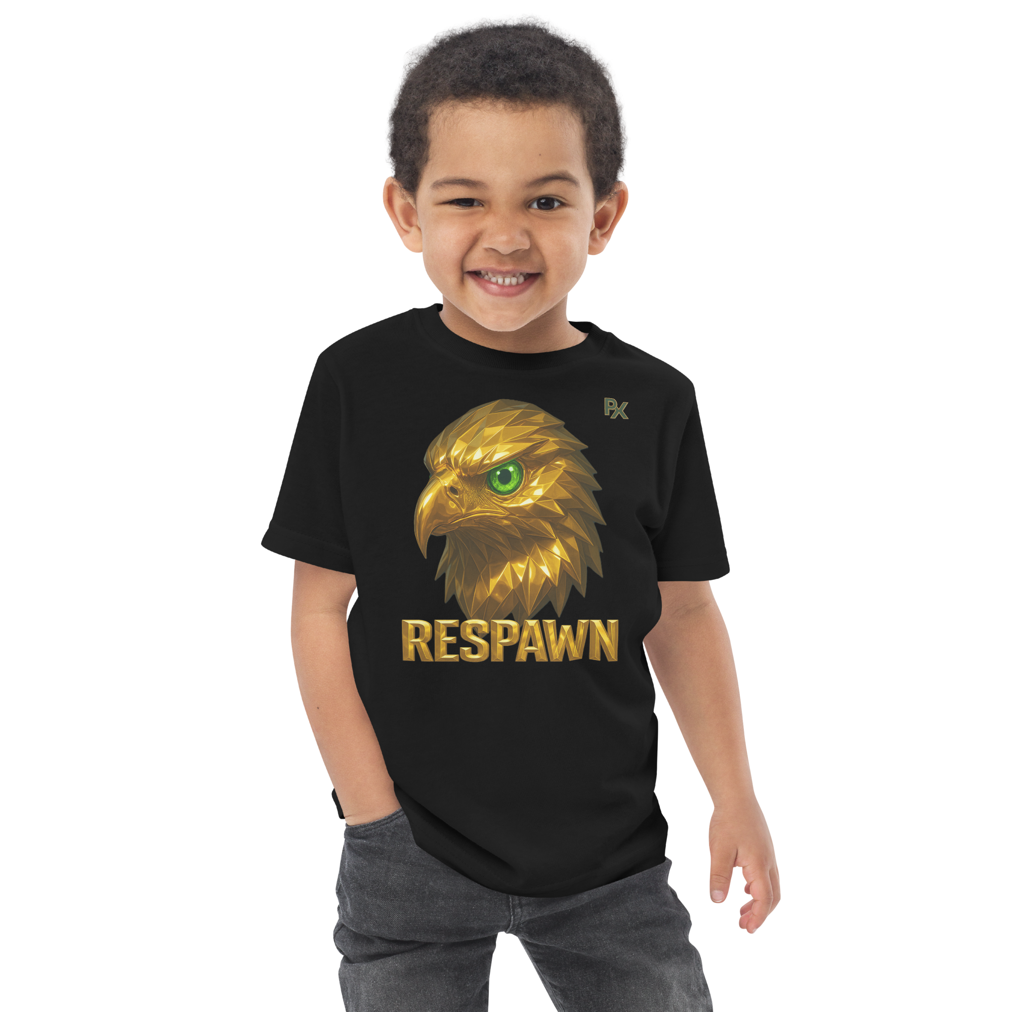 Premium Kleinkind T-Shirt | Goldie Respawn Eagly