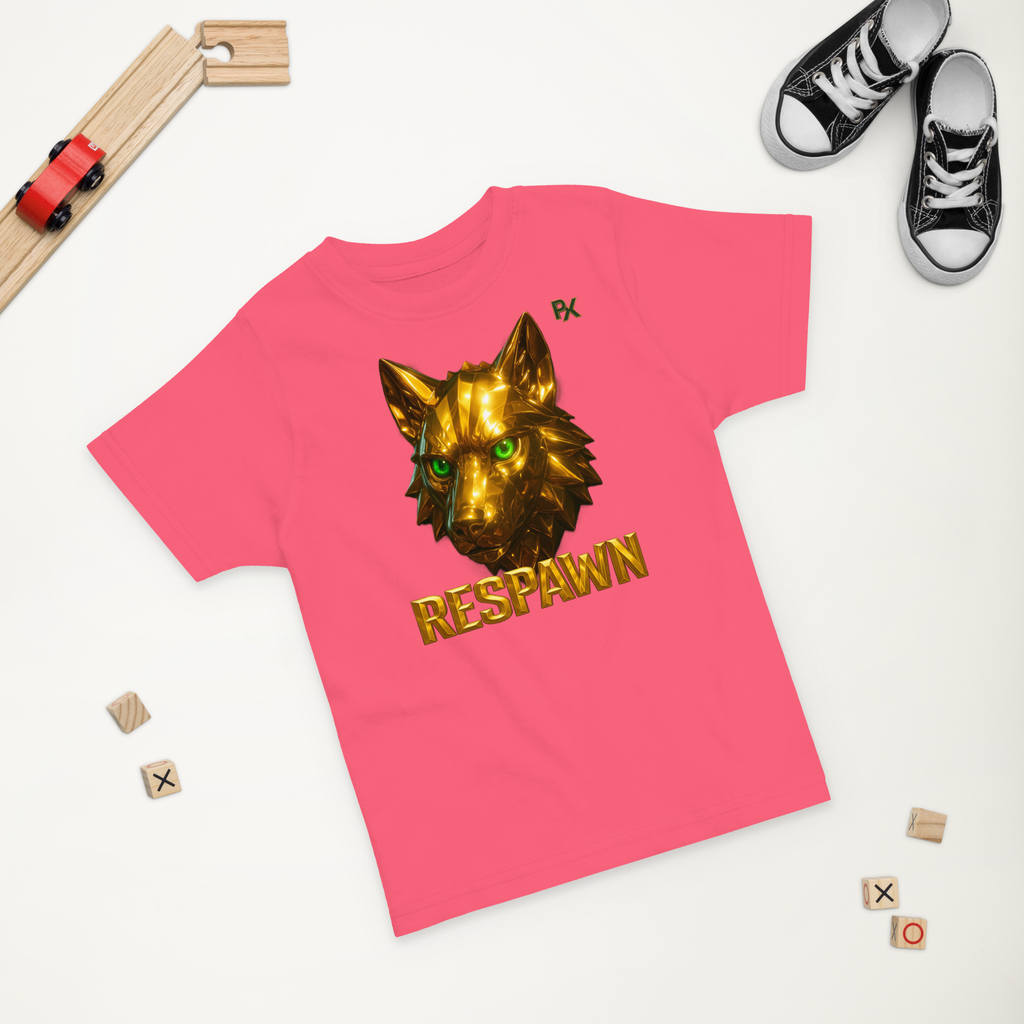 Premium Kleinkind T-Shirt | Goldie Respawn Wolf