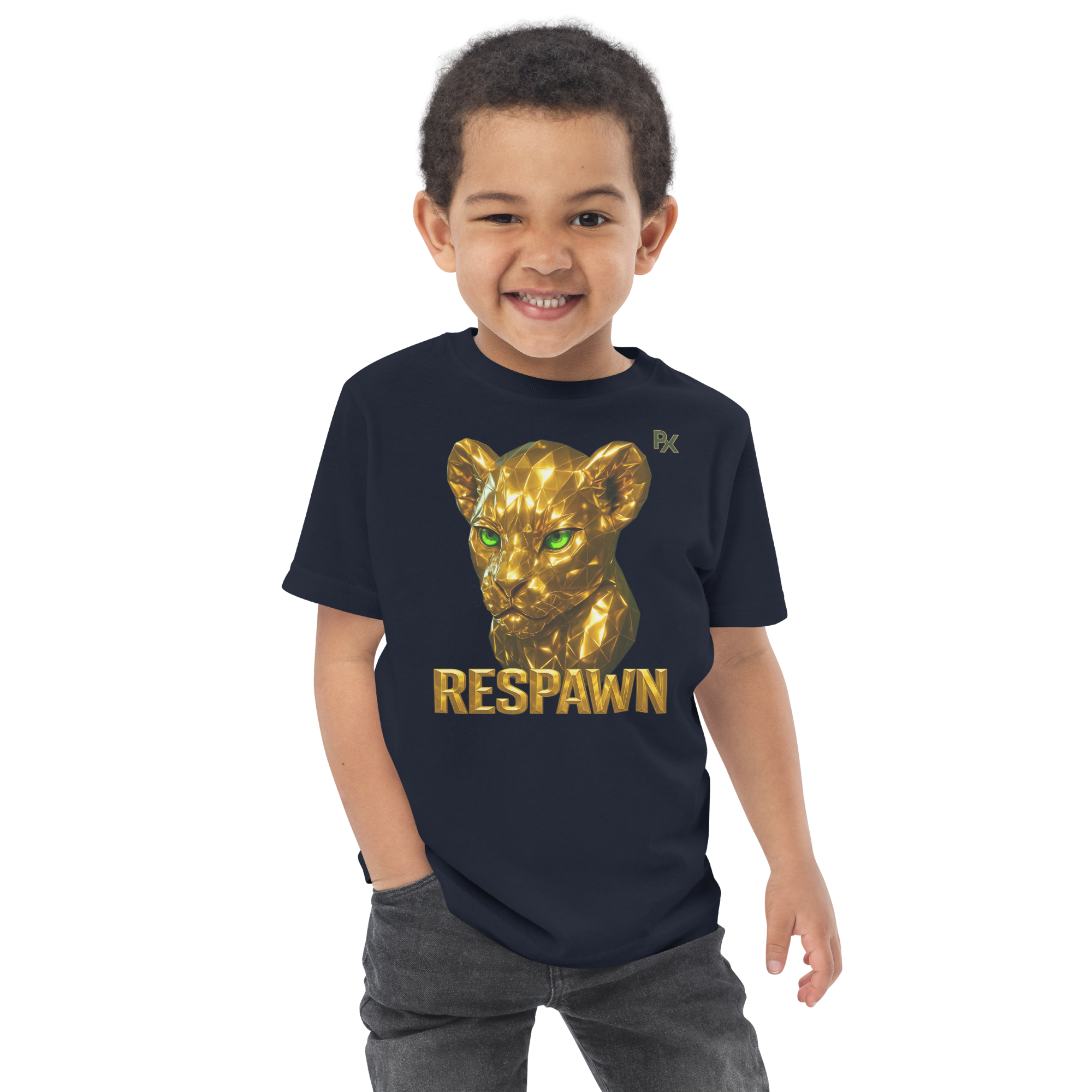 Premium Kleinkind T-Shirt | Goldie Respawn Löwe