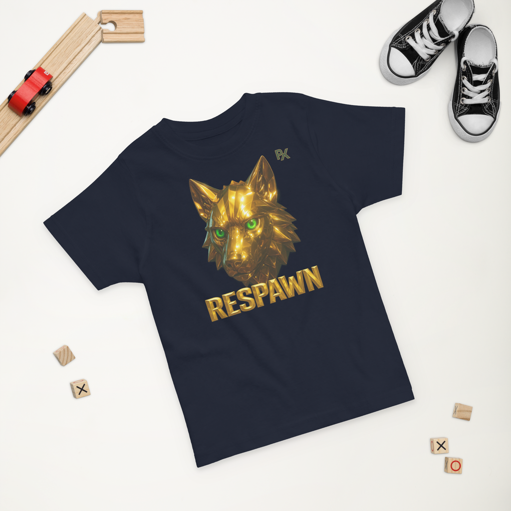 Premium Kleinkind T-Shirt | Goldie Respawn Wolf