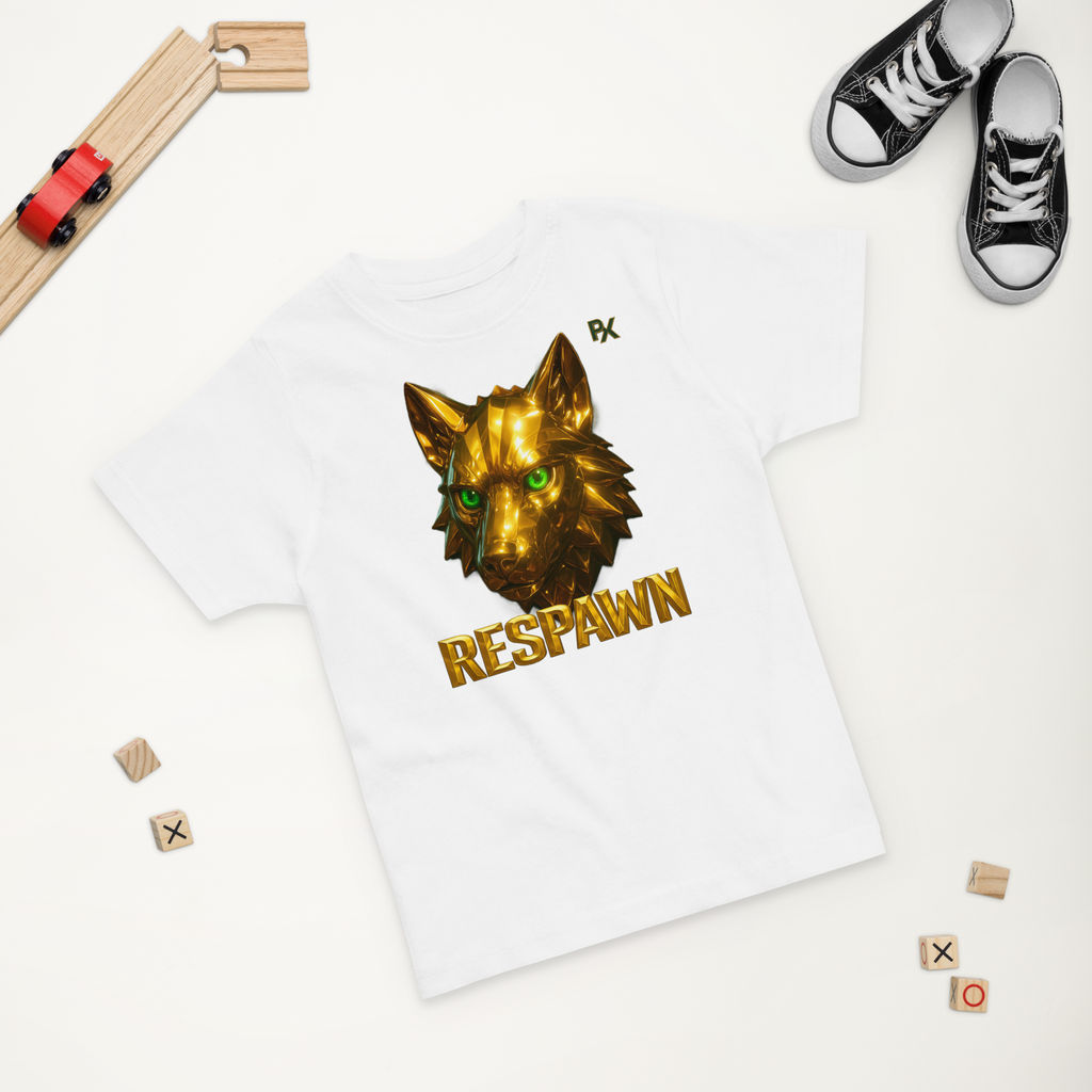 Premium Kleinkind T-Shirt | Goldie Respawn Wolf
