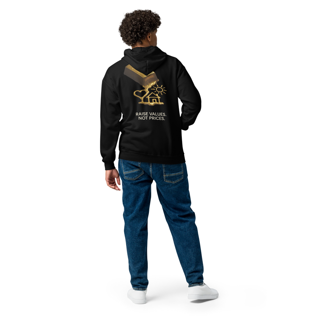 Heavy Blend Zip Hoodie | Bloodline Gold