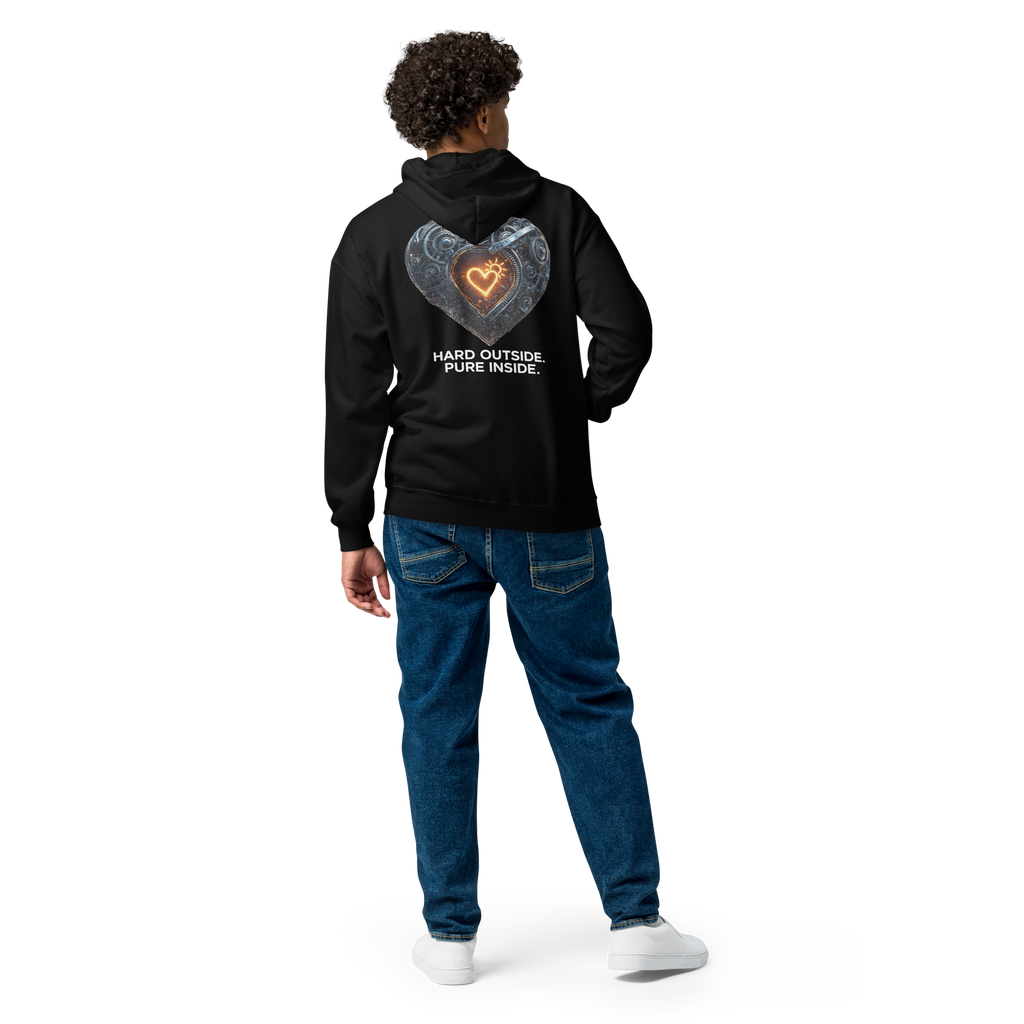 Heavy Blend Zip Hoodie | Bloodline Pure Inside