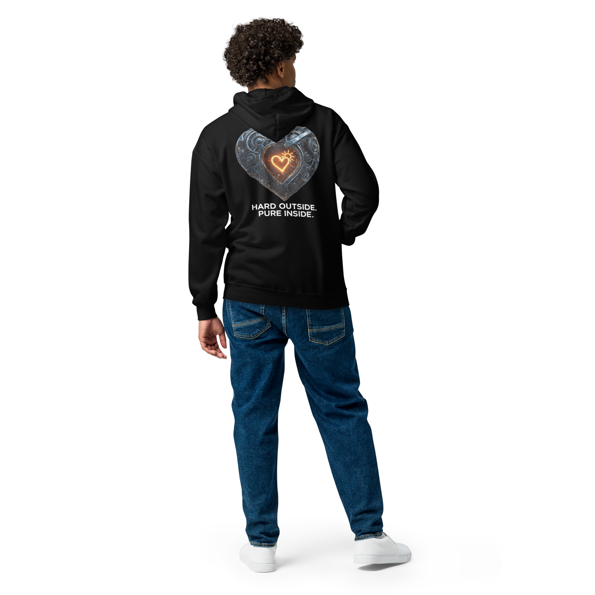 Heavy Blend Zip Hoodie | Bloodline Pure Inside