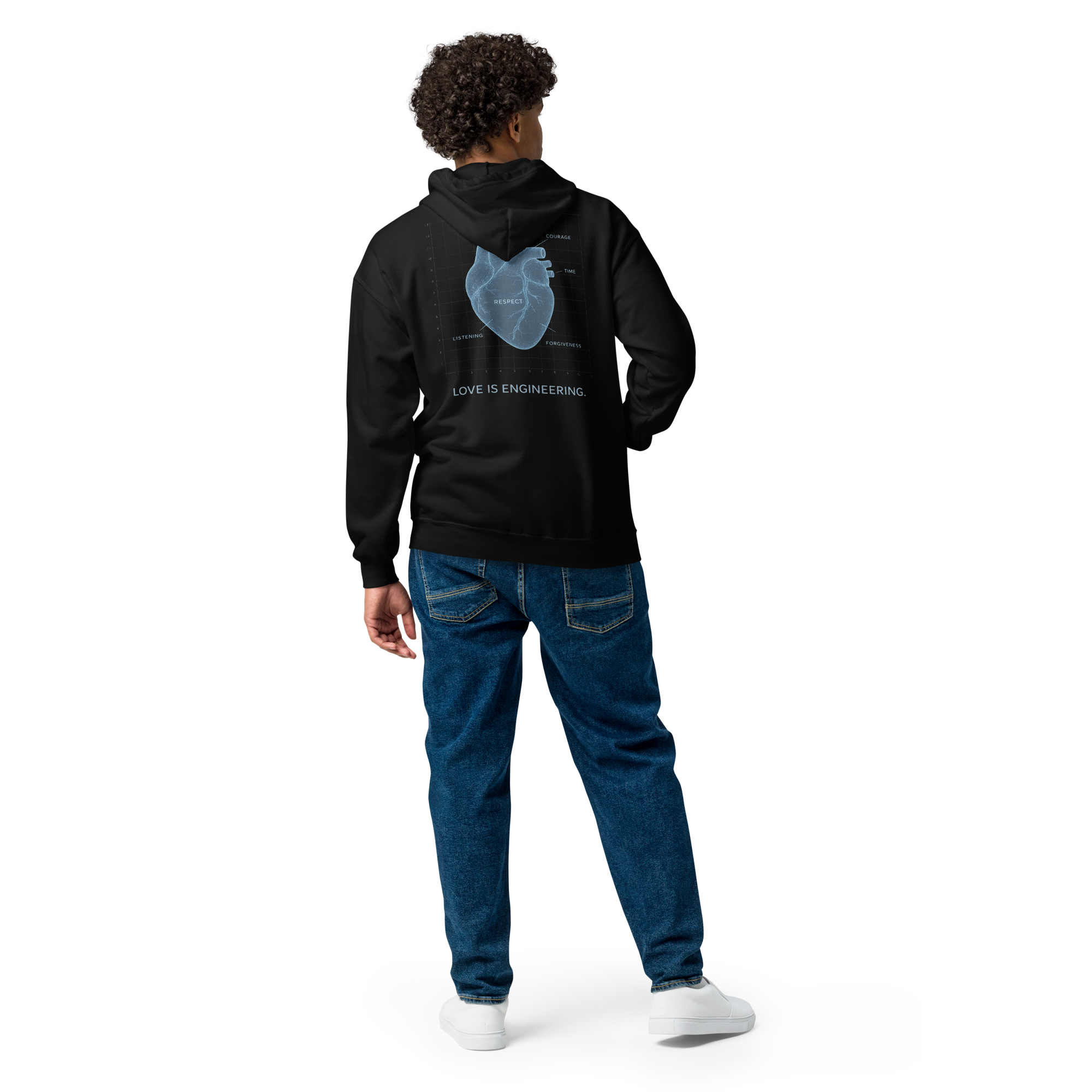 Heavy Blend Zip Hoodie | Bloodline Love Engineering