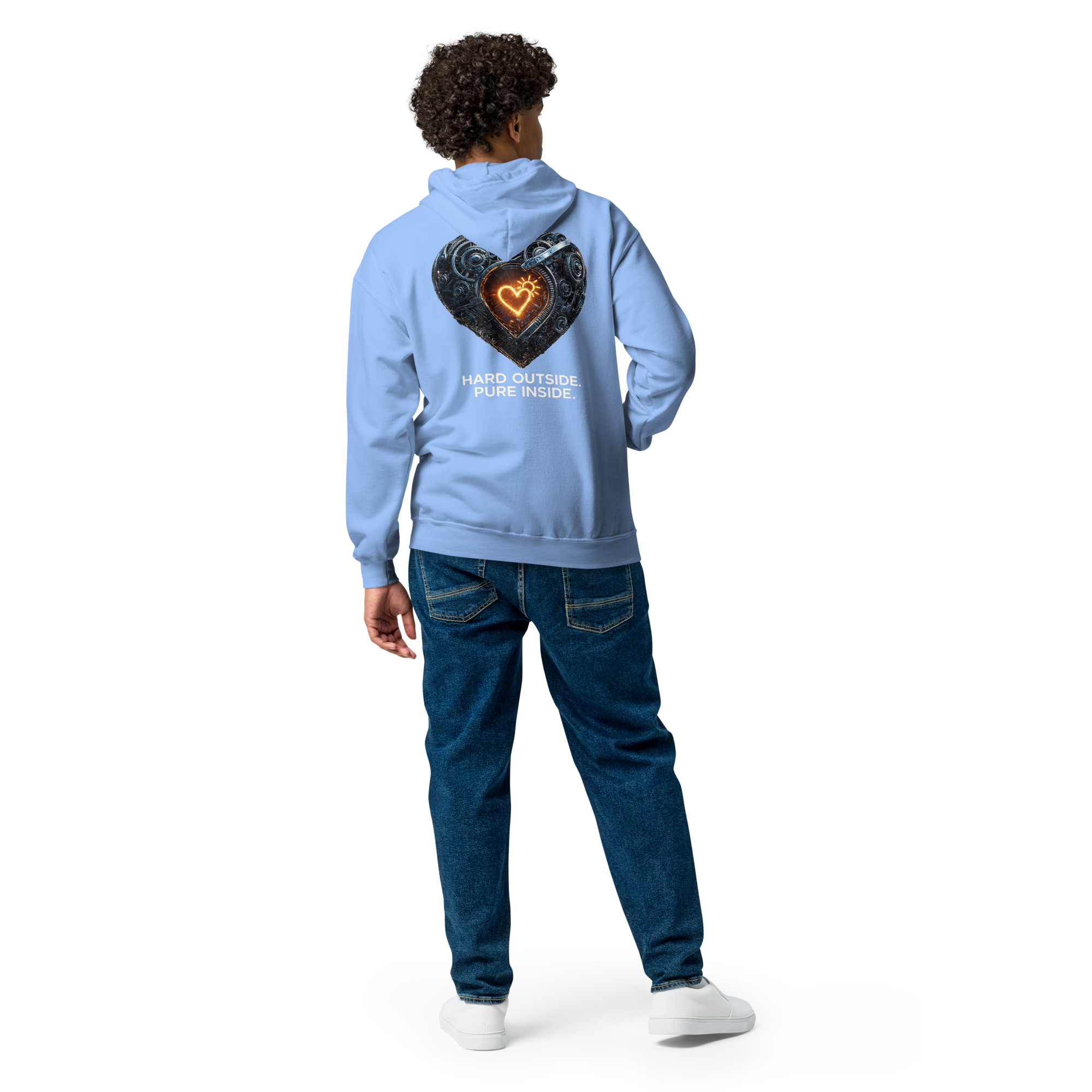 Heavy Blend Zip Hoodie | Bloodline Pure Inside