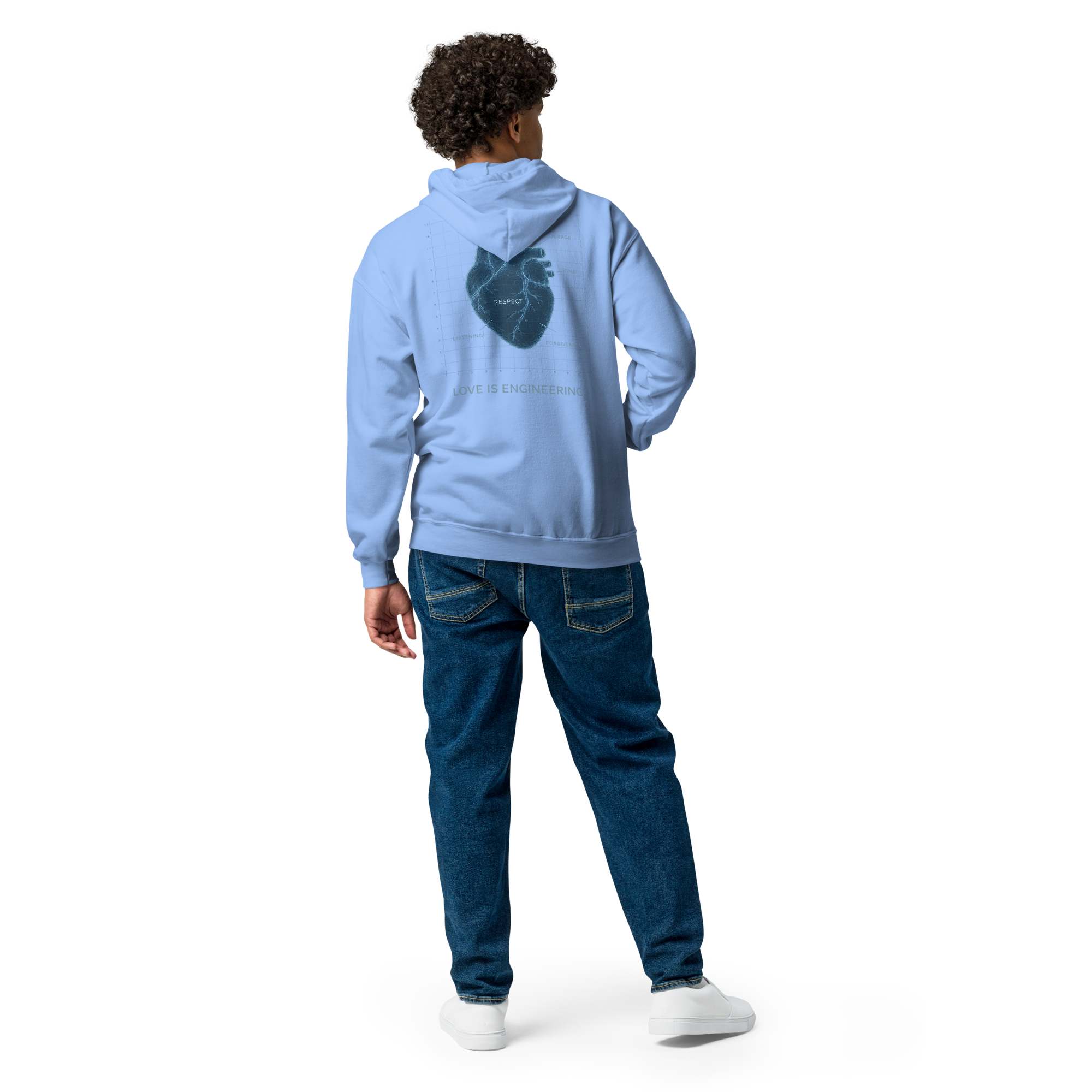 Heavy Blend Zip Hoodie | Bloodline Love Engineering