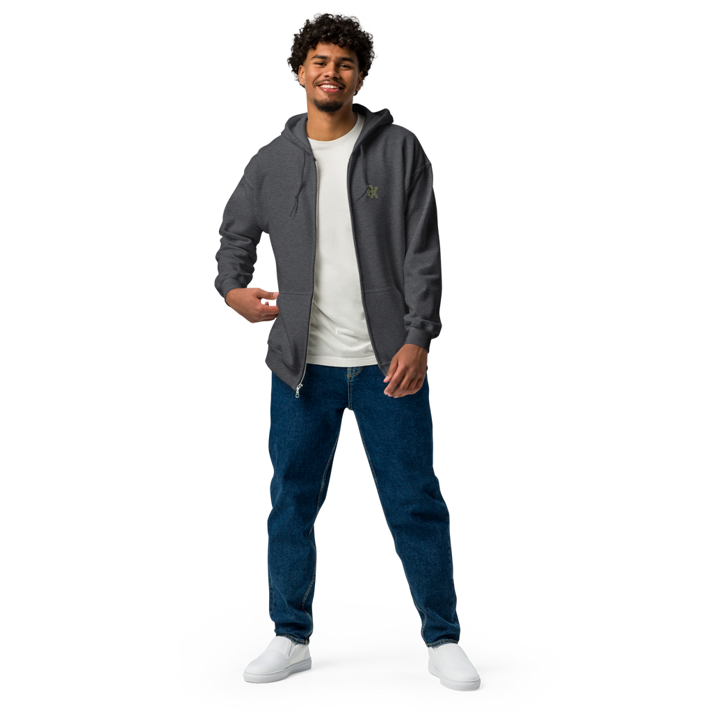 Heavy Blend Zip Hoodie | Bloodline Gold