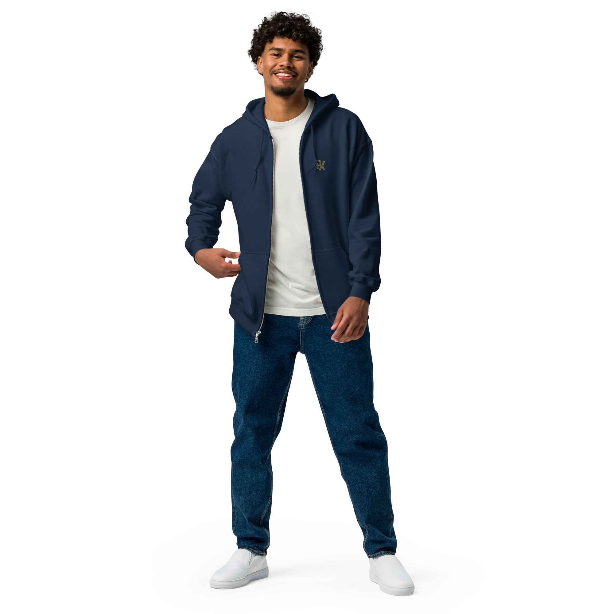 Heavy Blend Zip Hoodie | Bloodline Pure Inside