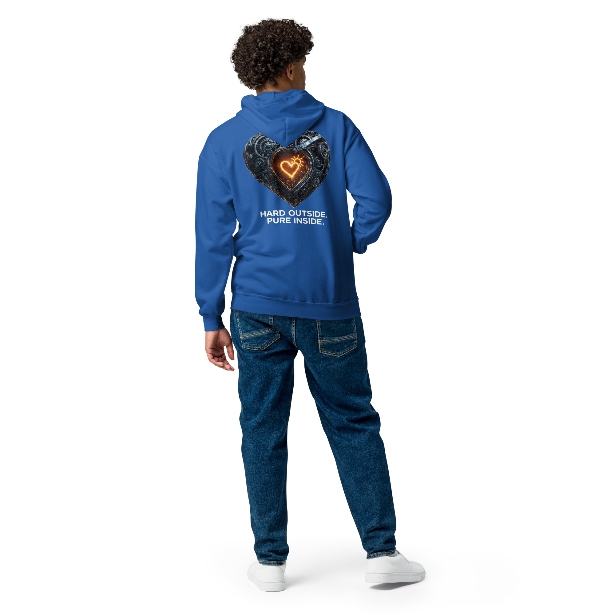 Heavy Blend Zip Hoodie | Bloodline Pure Inside