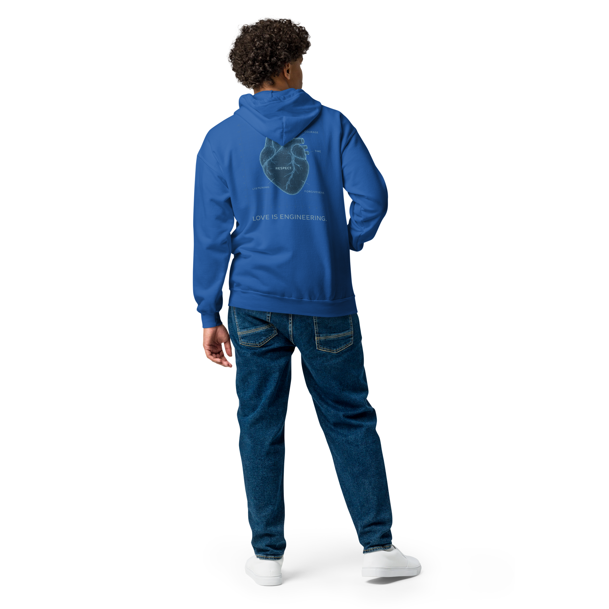 Heavy Blend Zip Hoodie | Bloodline Love Engineering