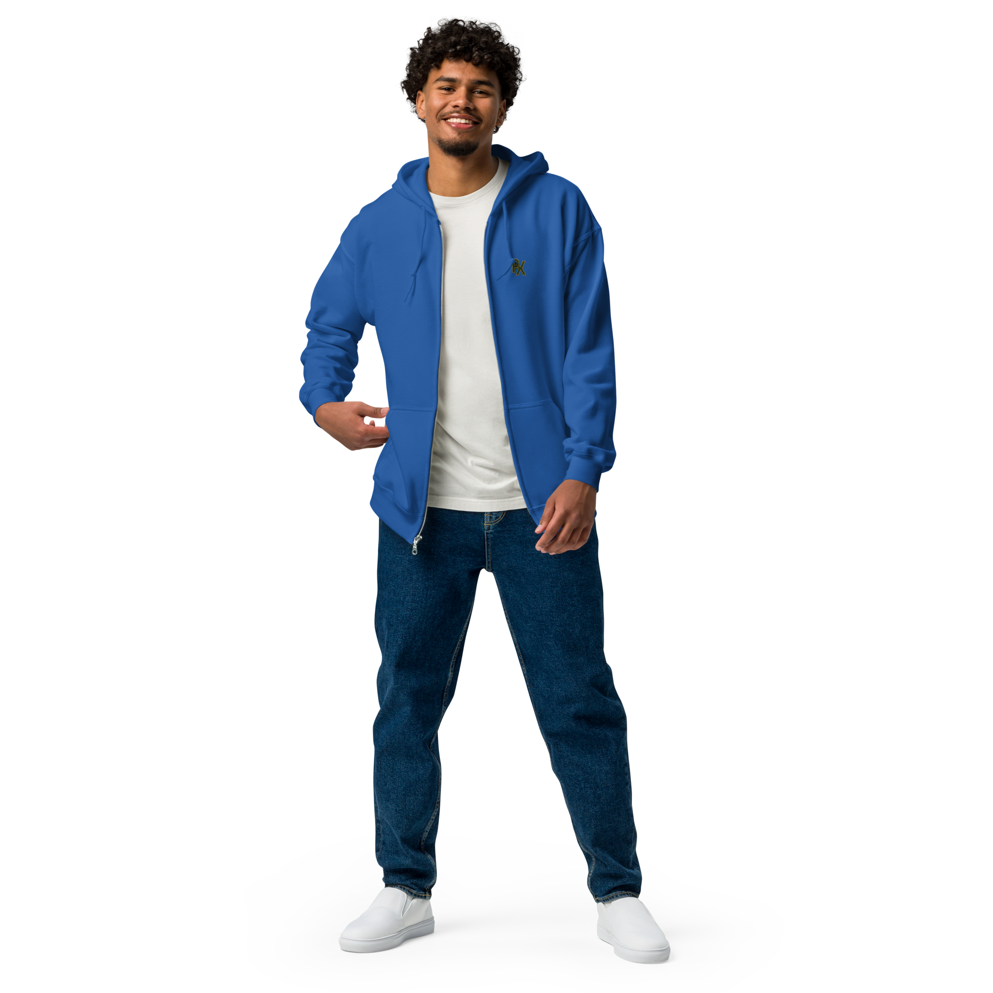 Heavy Blend Zip Hoodie | Bloodline Pure Inside