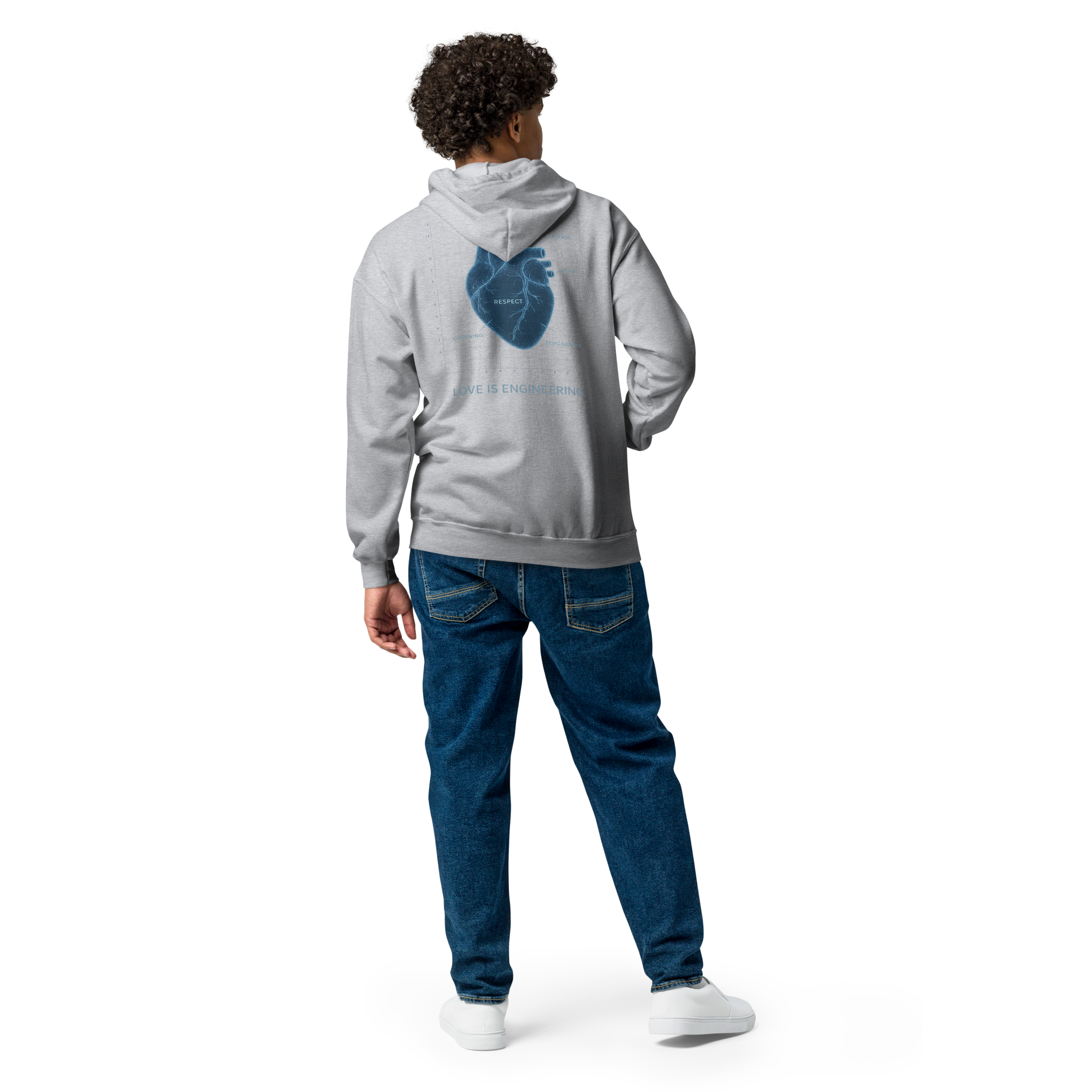 Heavy Blend Zip Hoodie | Bloodline Love Engineering