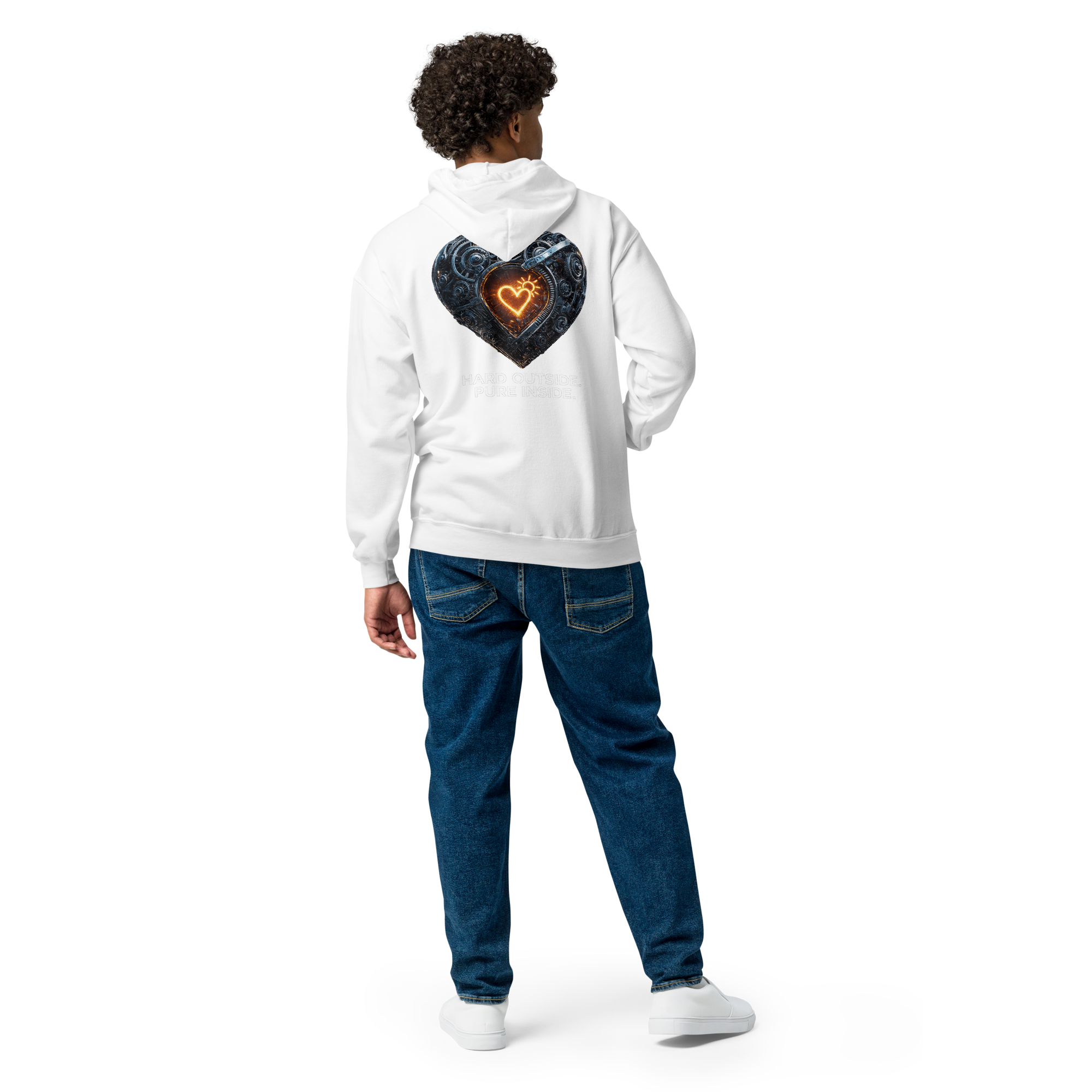 Heavy Blend Zip Hoodie | Bloodline Pure Inside