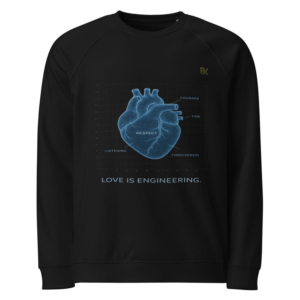Organic Raglan Sweatshirt | Bloodline Love Engineering