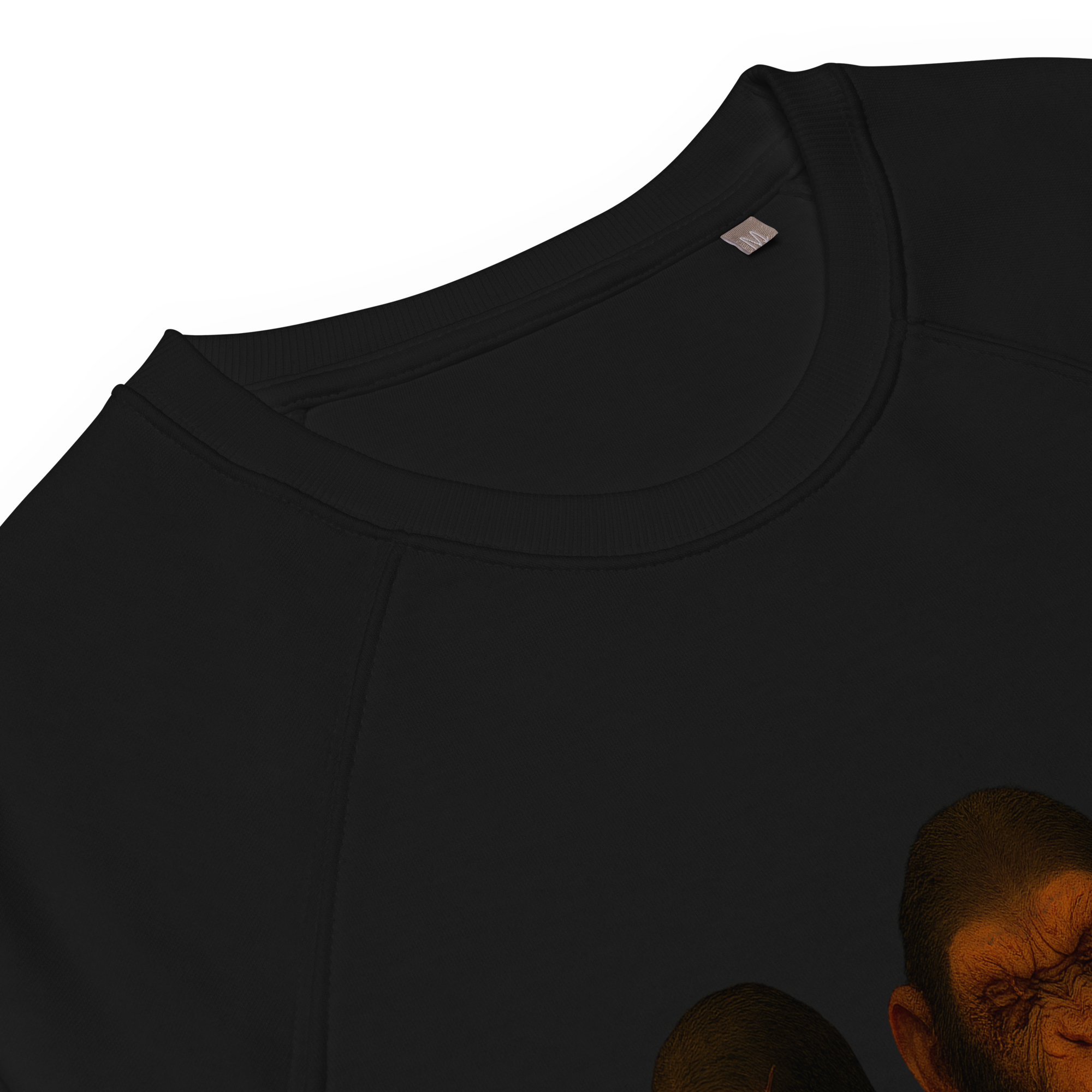 Organic Raglan Sweatshirt | Bloodline Affen-Trio | Kikazaru · Mizaru · Iwazaru