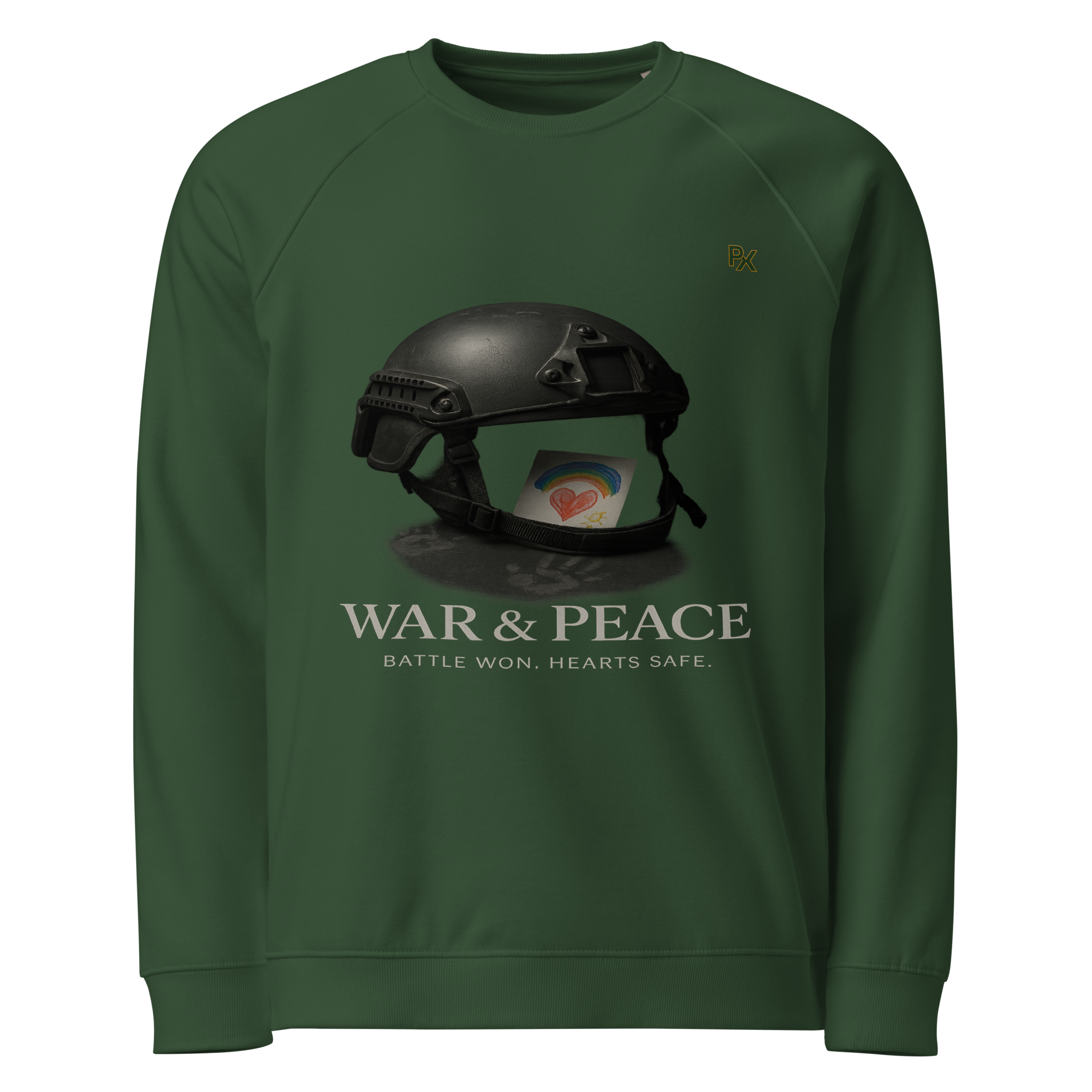 Organic Raglan Sweatshirt | Bloodline War&Peace