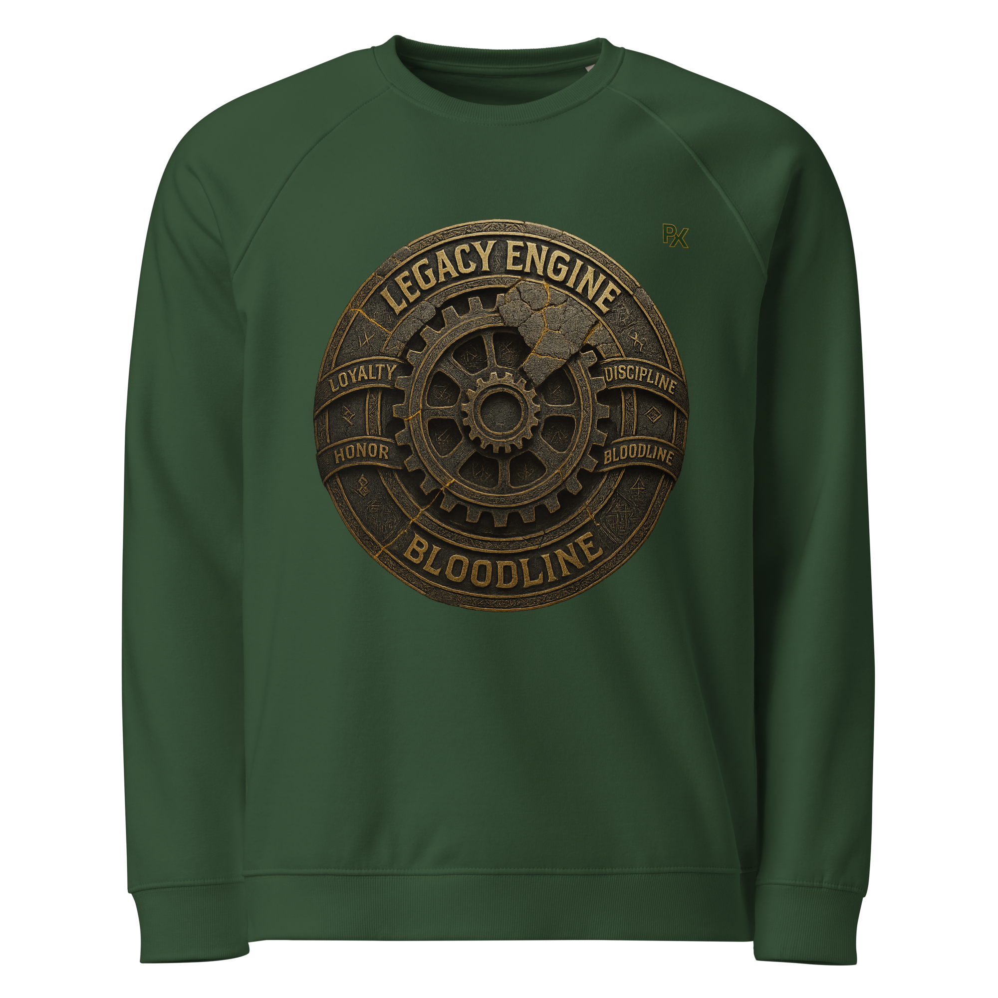Organic Raglan Sweatshirt | Bloodline Legacy Engine