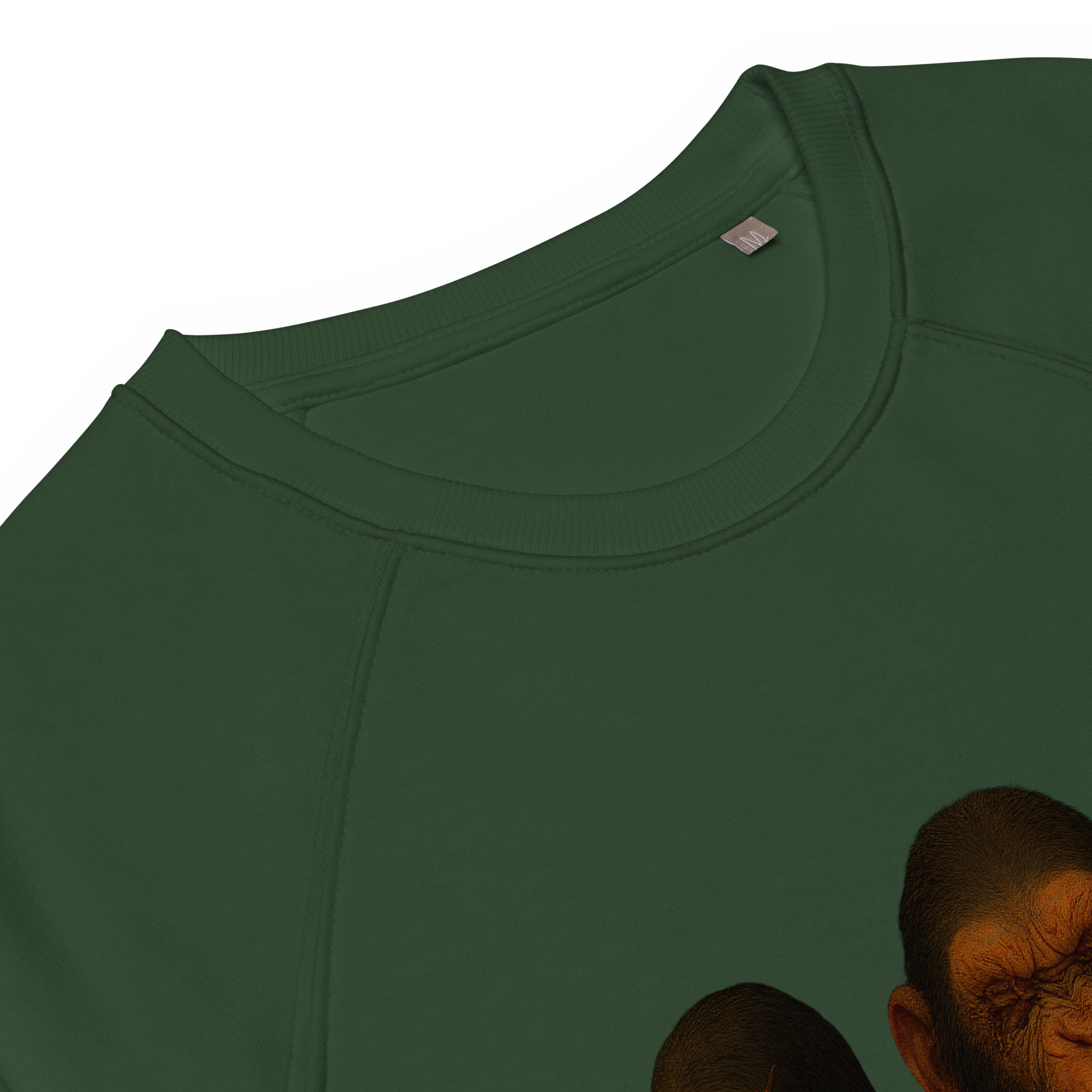 Organic Raglan Sweatshirt | Bloodline Affen-Trio | Kikazaru · Mizaru · Iwazaru