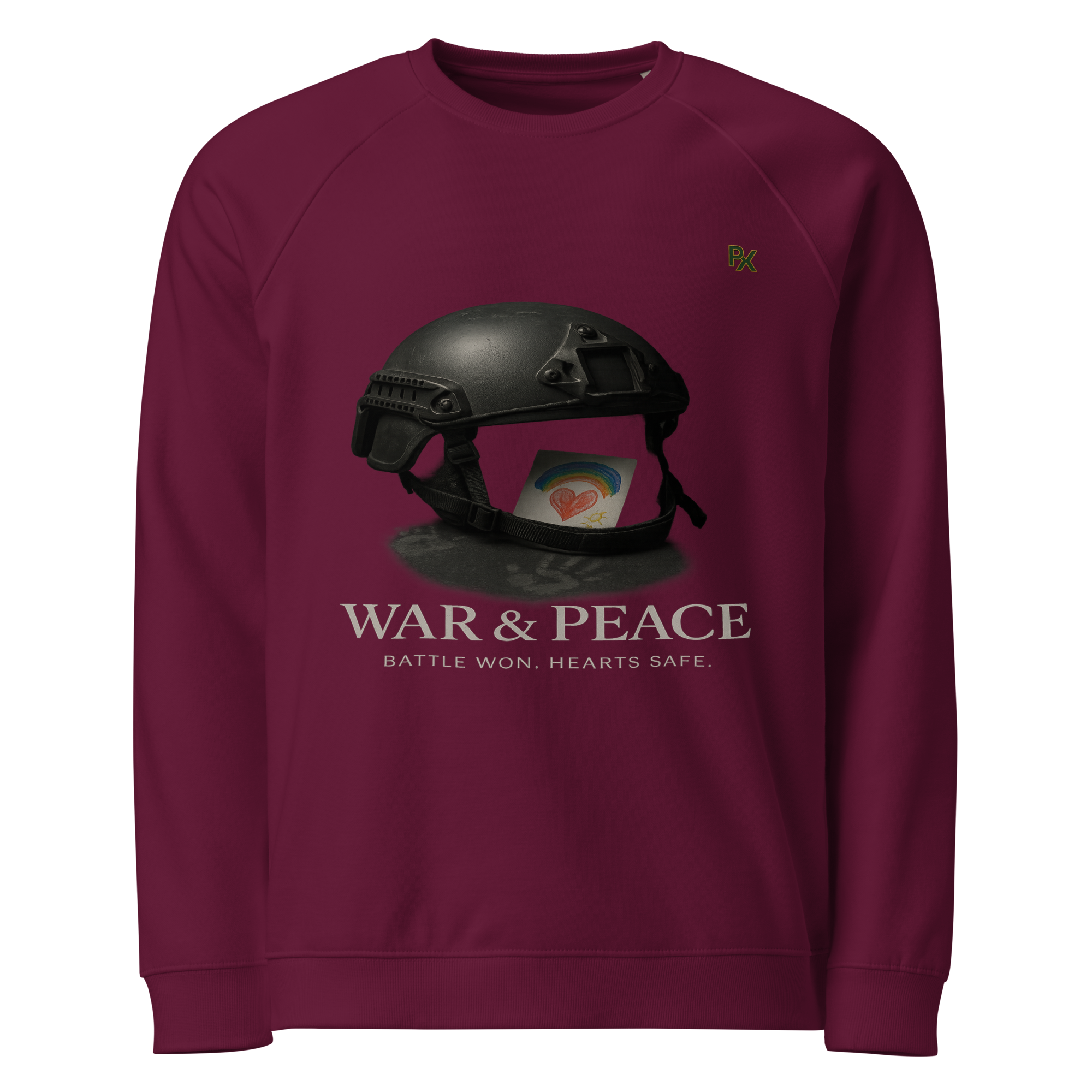 Organic Raglan Sweatshirt | Bloodline War&Peace
