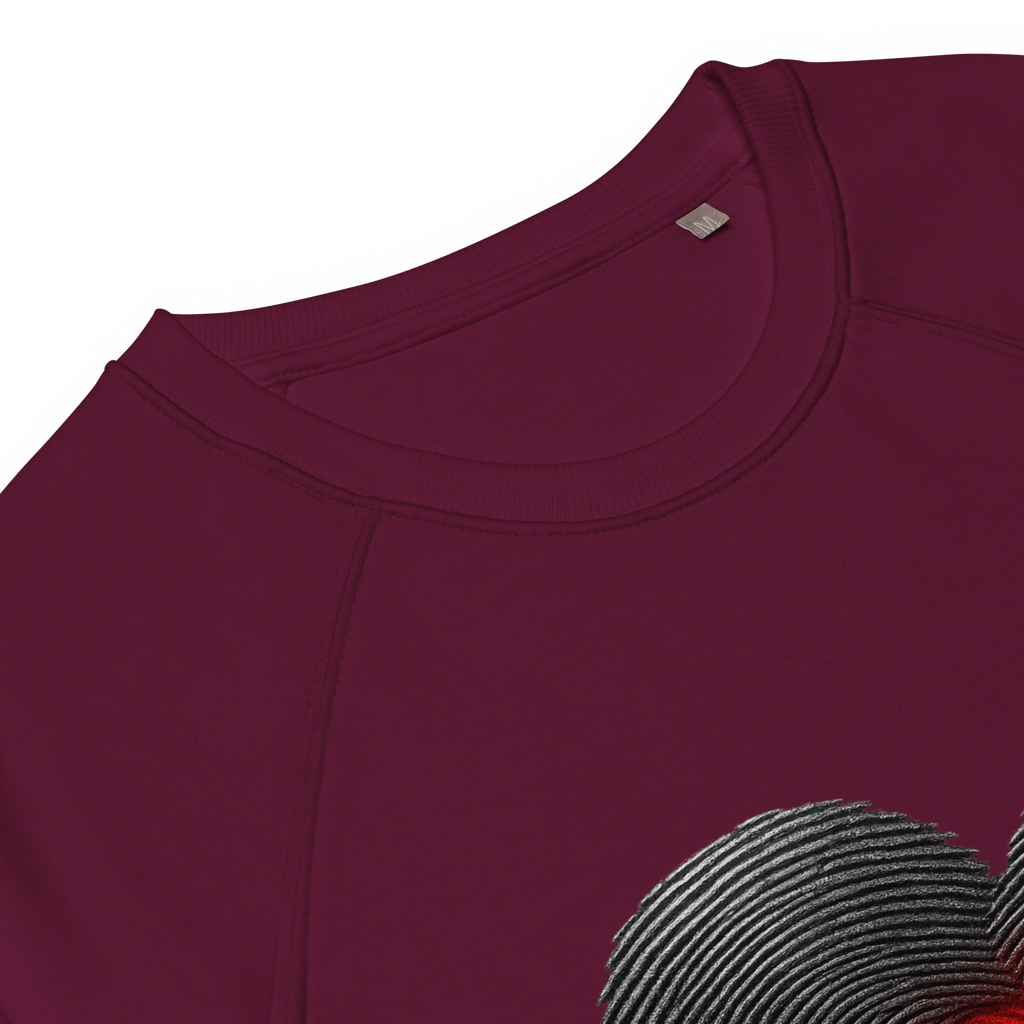 Organic Raglan Sweatshirt | Bloodline Code of Blood