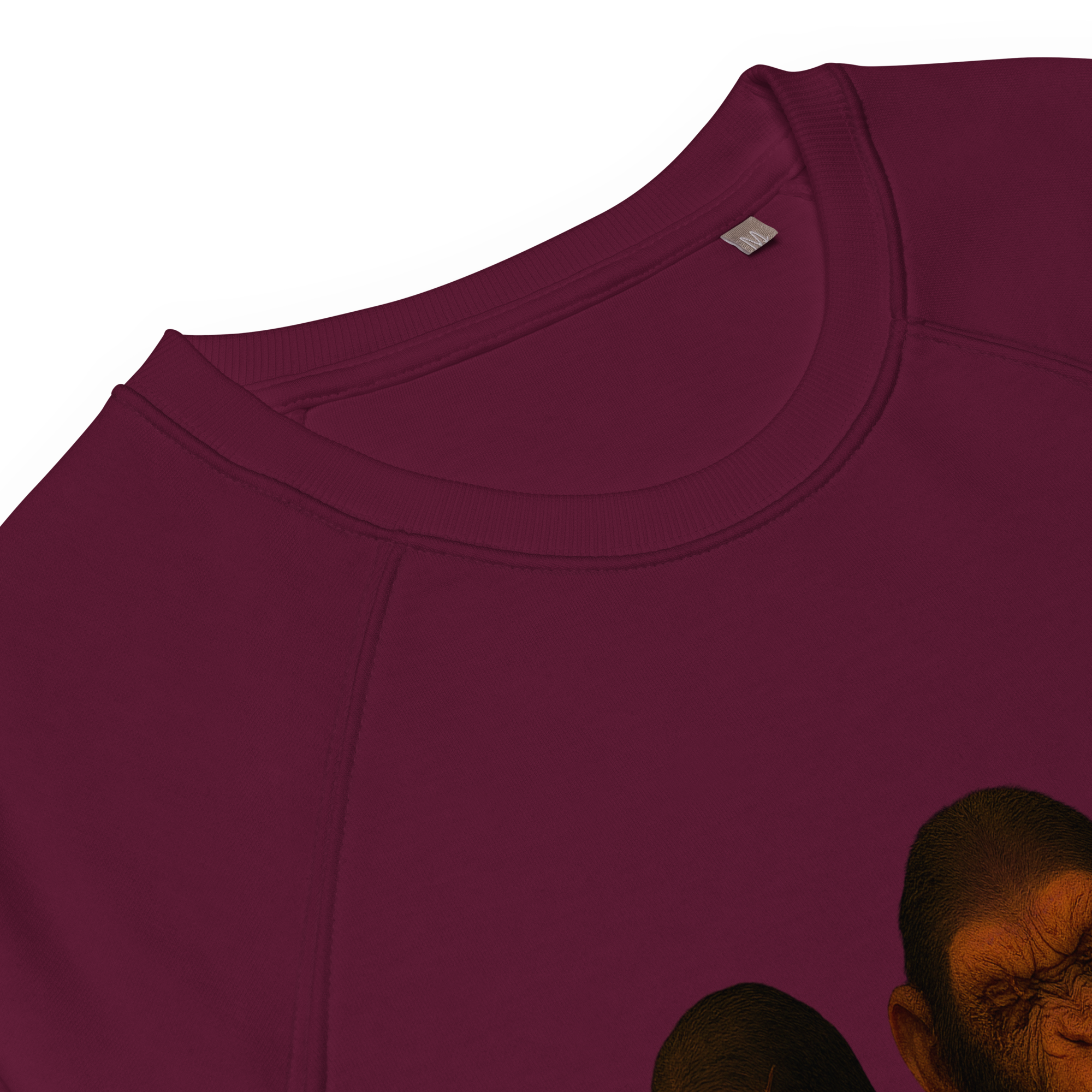 Organic Raglan Sweatshirt | Bloodline Affen-Trio | Kikazaru · Mizaru · Iwazaru