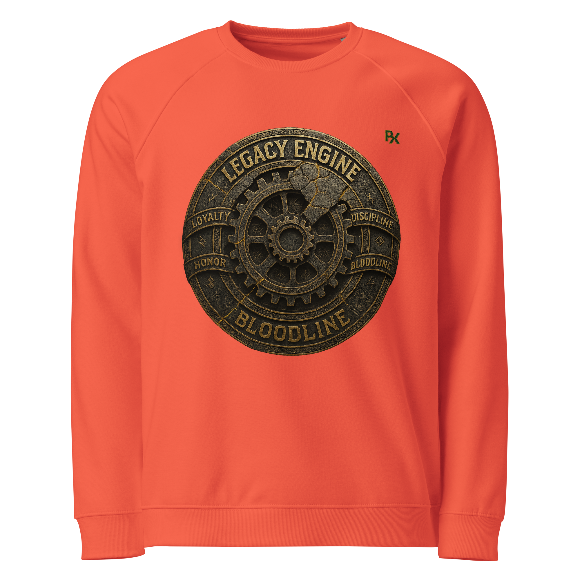 Organic Raglan Sweatshirt | Bloodline Legacy Engine