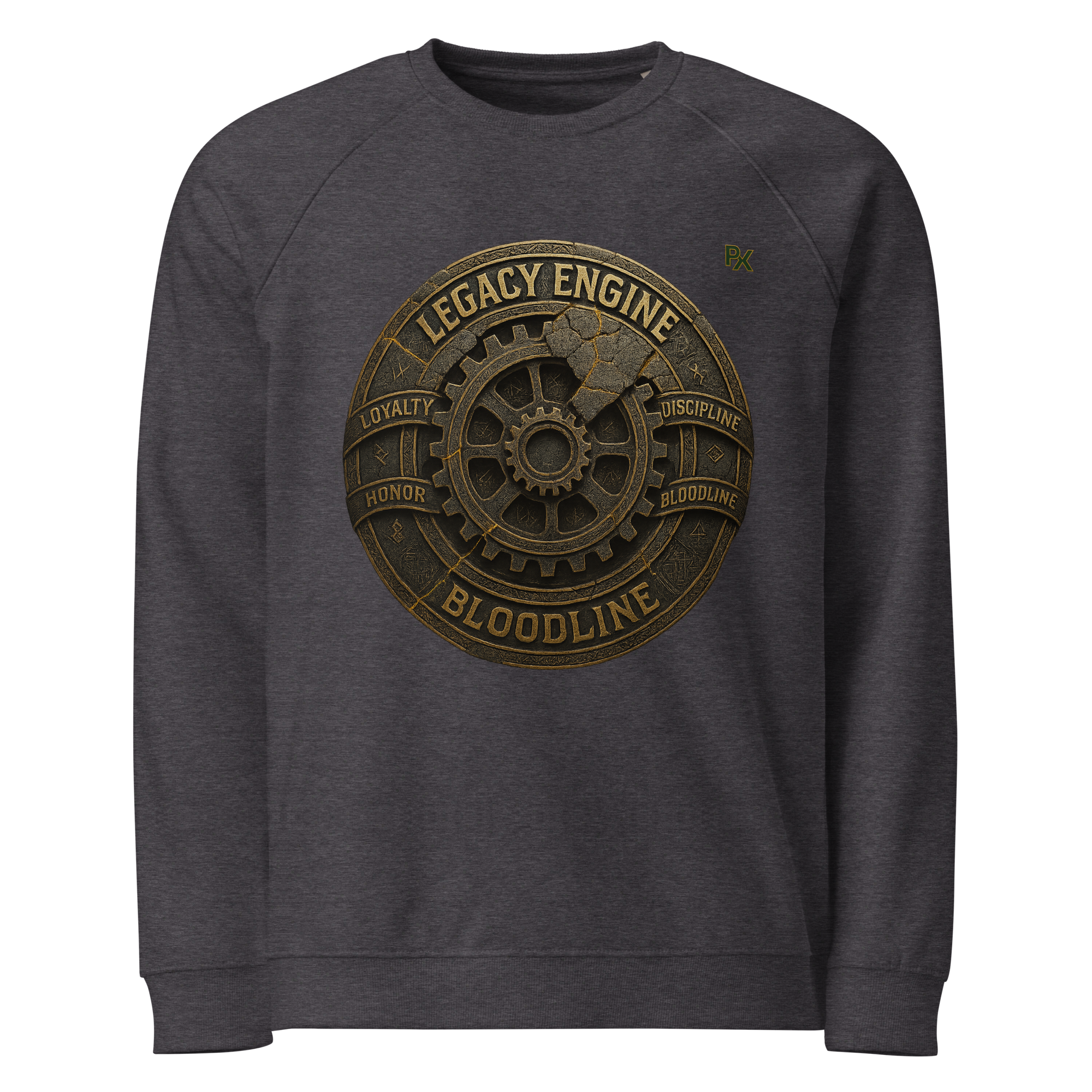 Organic Raglan Sweatshirt | Bloodline Legacy Engine