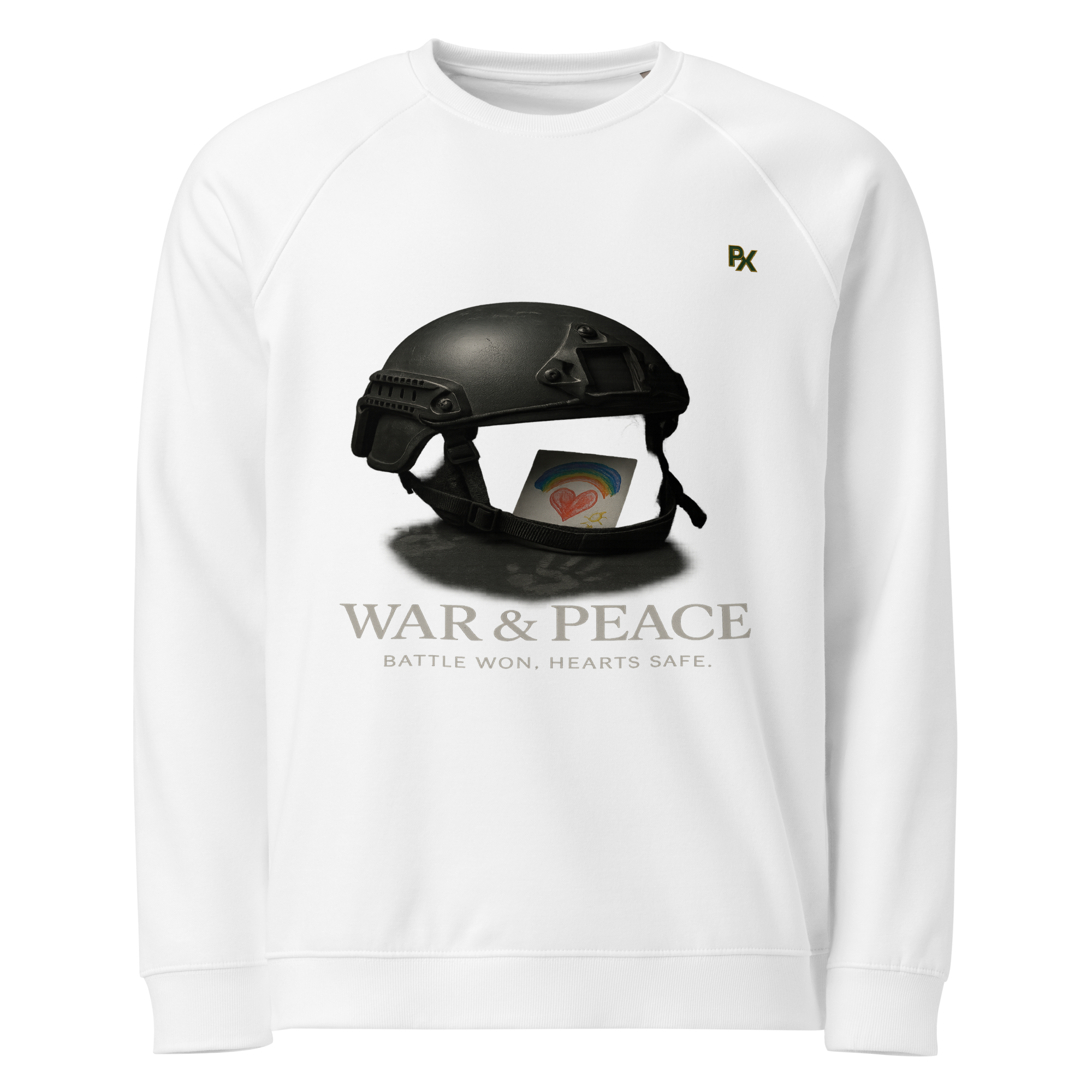 Organic Raglan Sweatshirt | Bloodline War&Peace