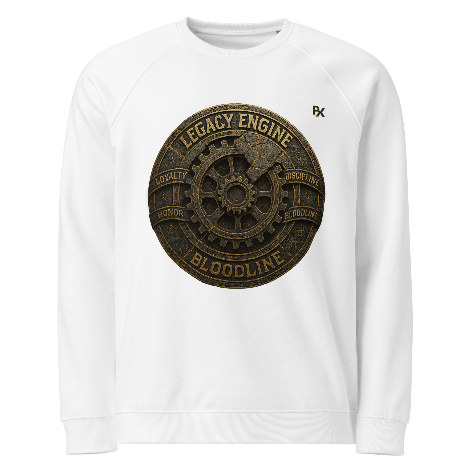Organic Raglan Sweatshirt | Bloodline Legacy Engine
