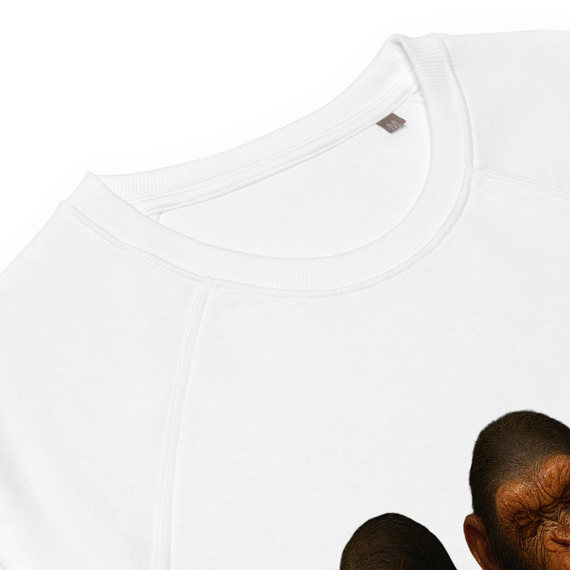 Organic Raglan Sweatshirt | Bloodline Affen-Trio | Kikazaru · Mizaru · Iwazaru