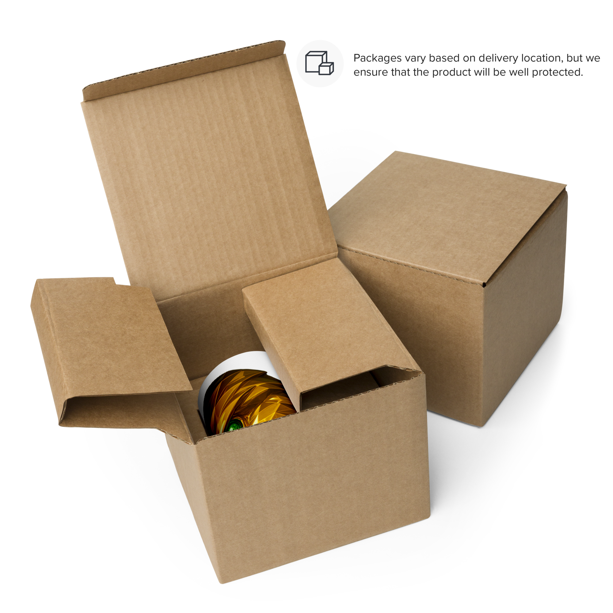 Weiße Tasse | Goldie Respawn Eagly