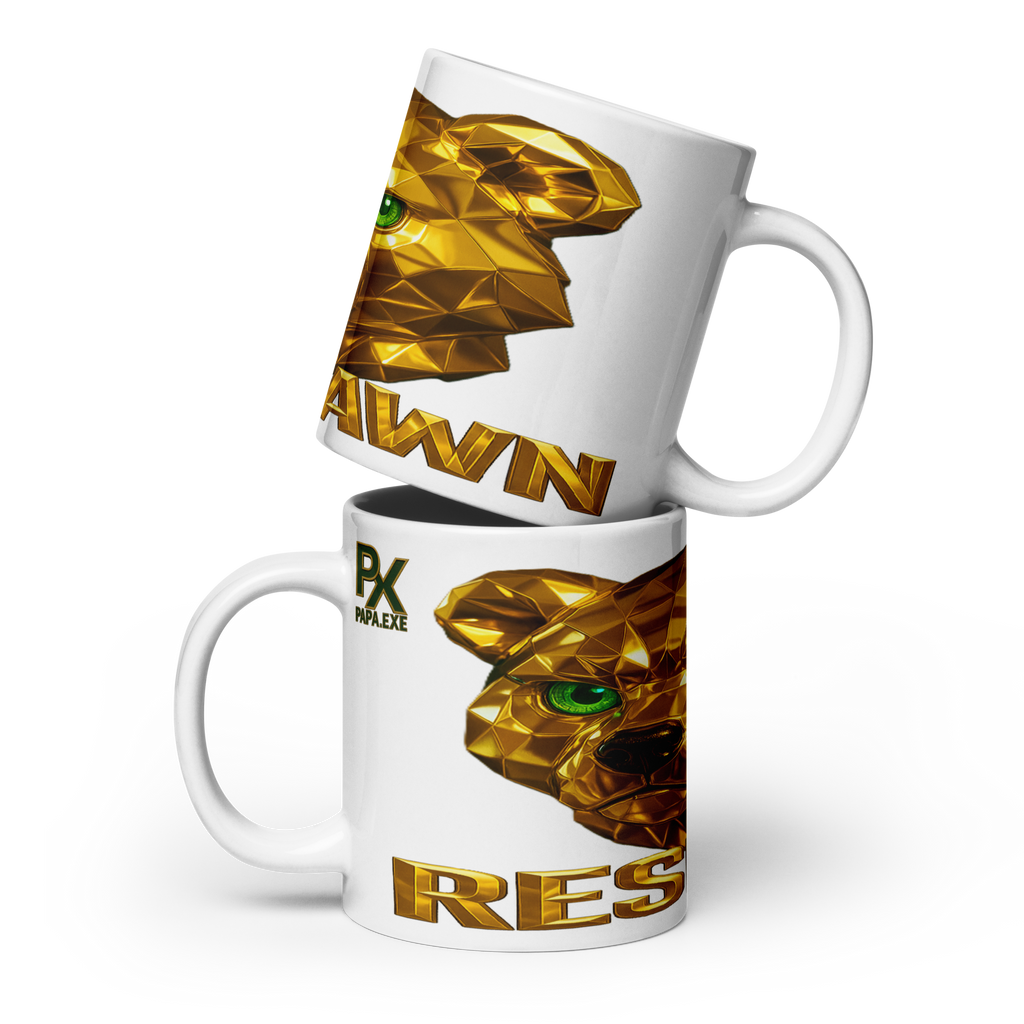 Weiße Tasse | Goldie Respawn Ted