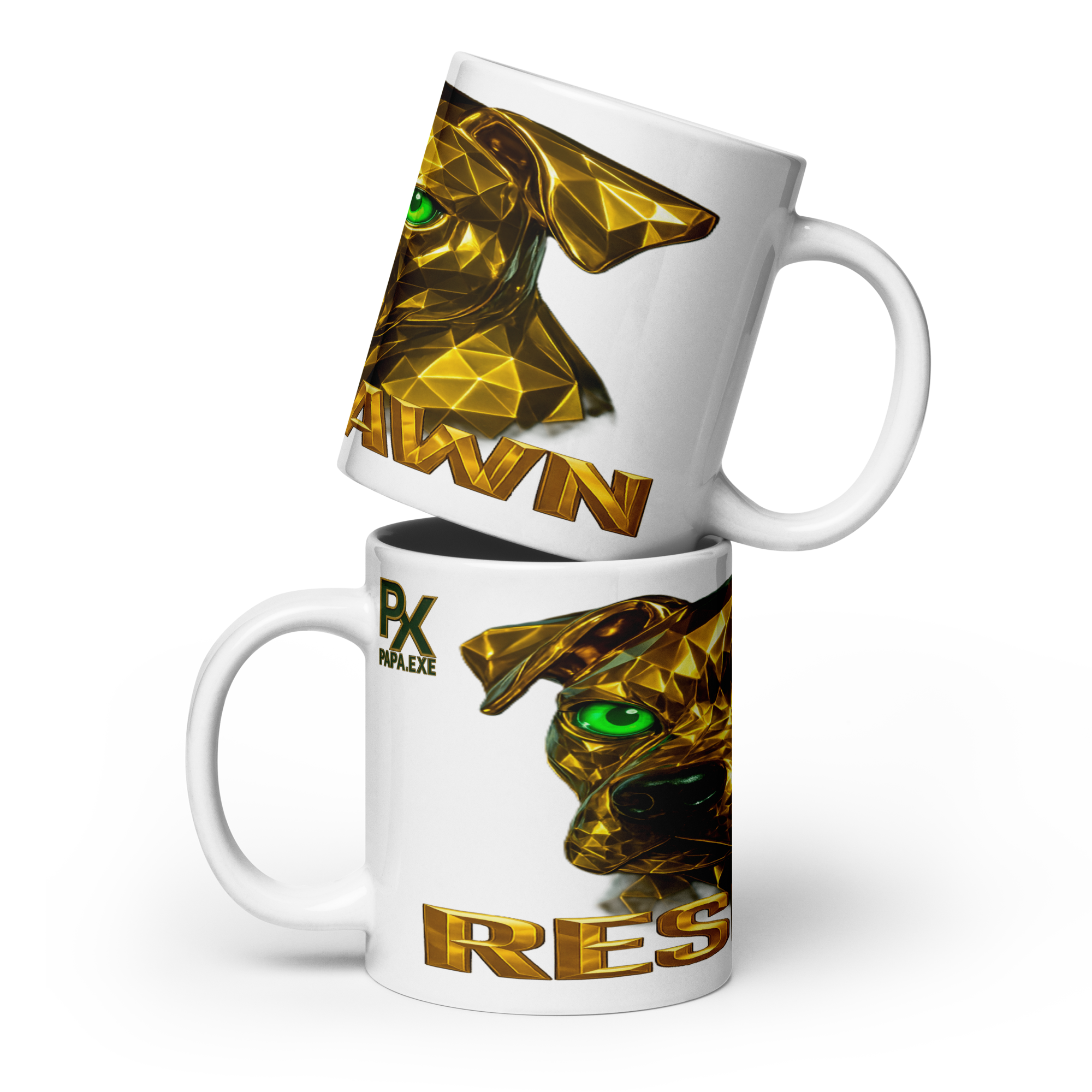 Weiße Tasse | Goldie Respawn Pit