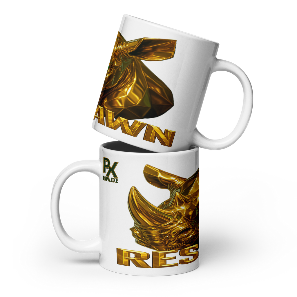 Weiße Tasse | Goldie Respawn Rhino