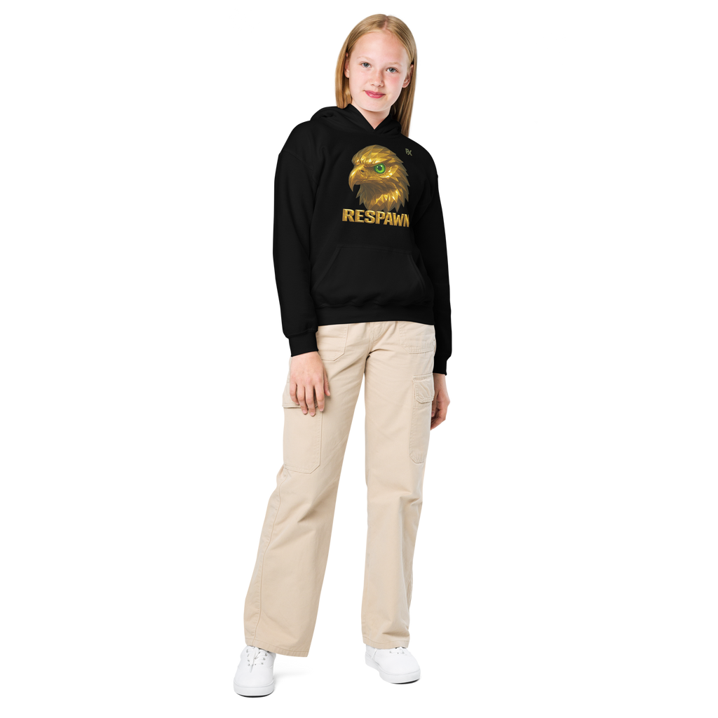 Heavy Blend Hoodie für Jugendliche | Goldie Respawn Eagly