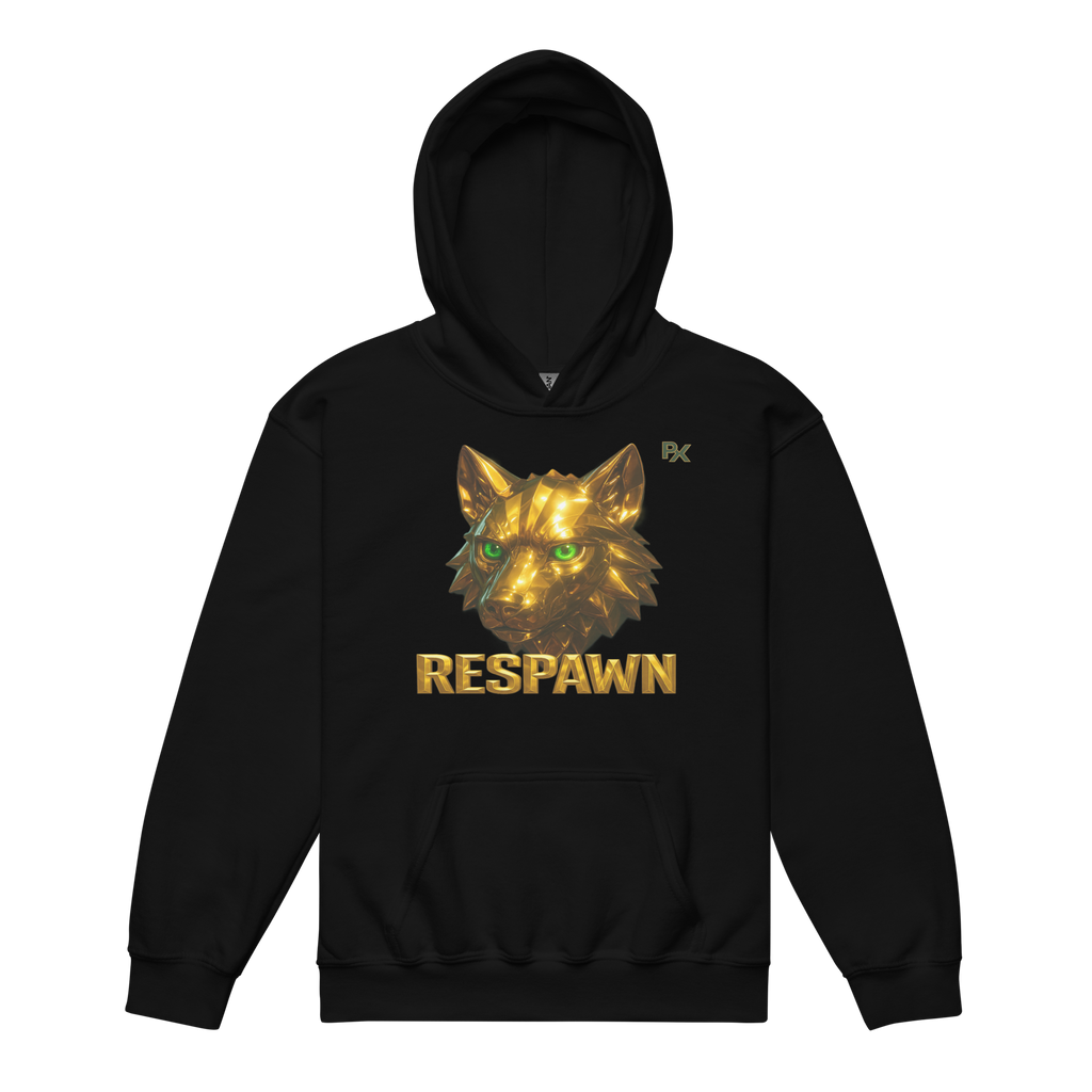 Heavy Blend Hoodie für Jugendliche | Goldie Respawn Wolf