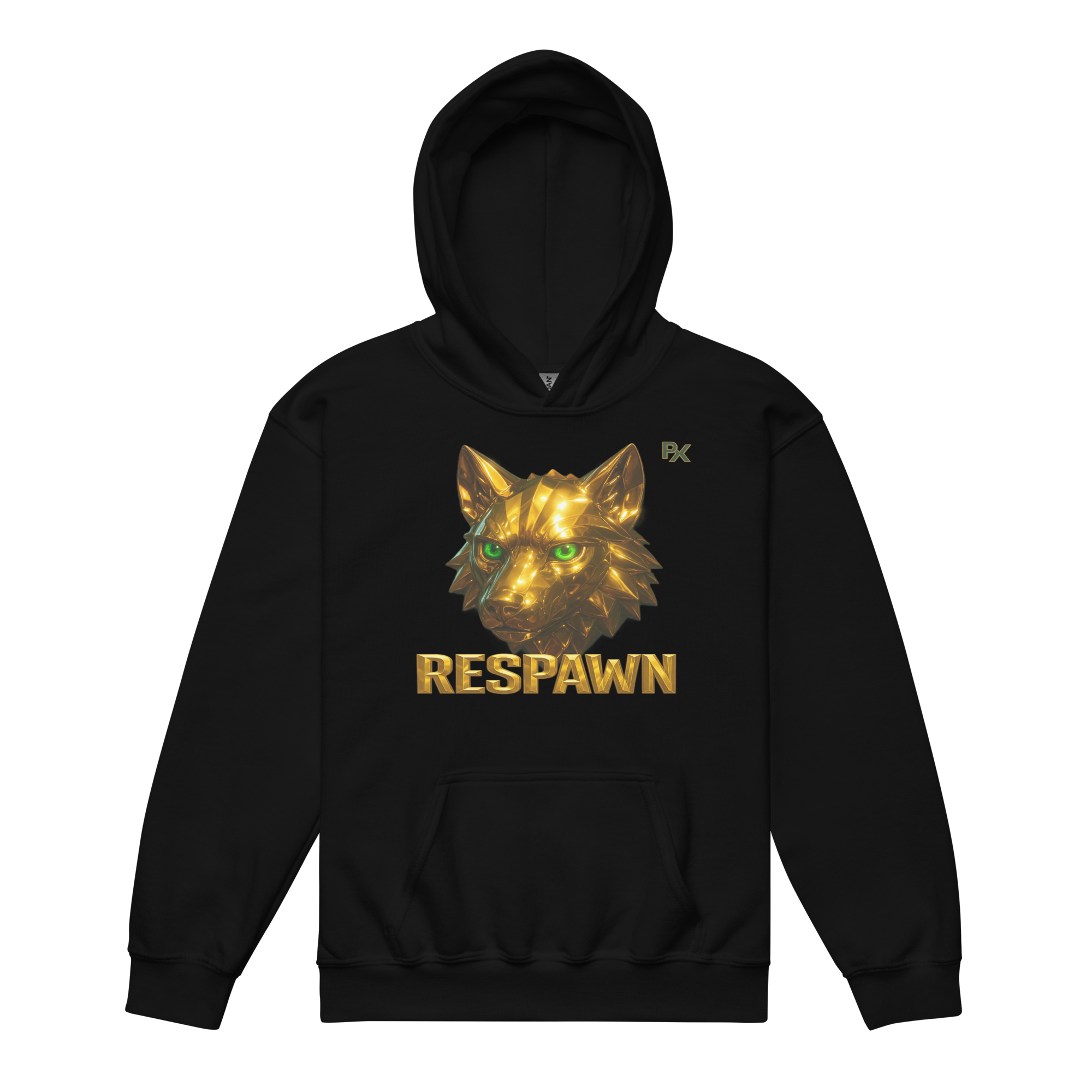 Heavy Blend Hoodie für Jugendliche | Goldie Respawn Wolf