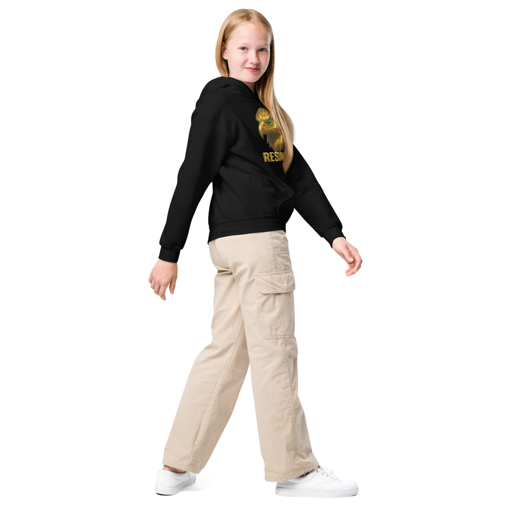 Heavy Blend Hoodie für Jugendliche | Goldie Respawn Eagly
