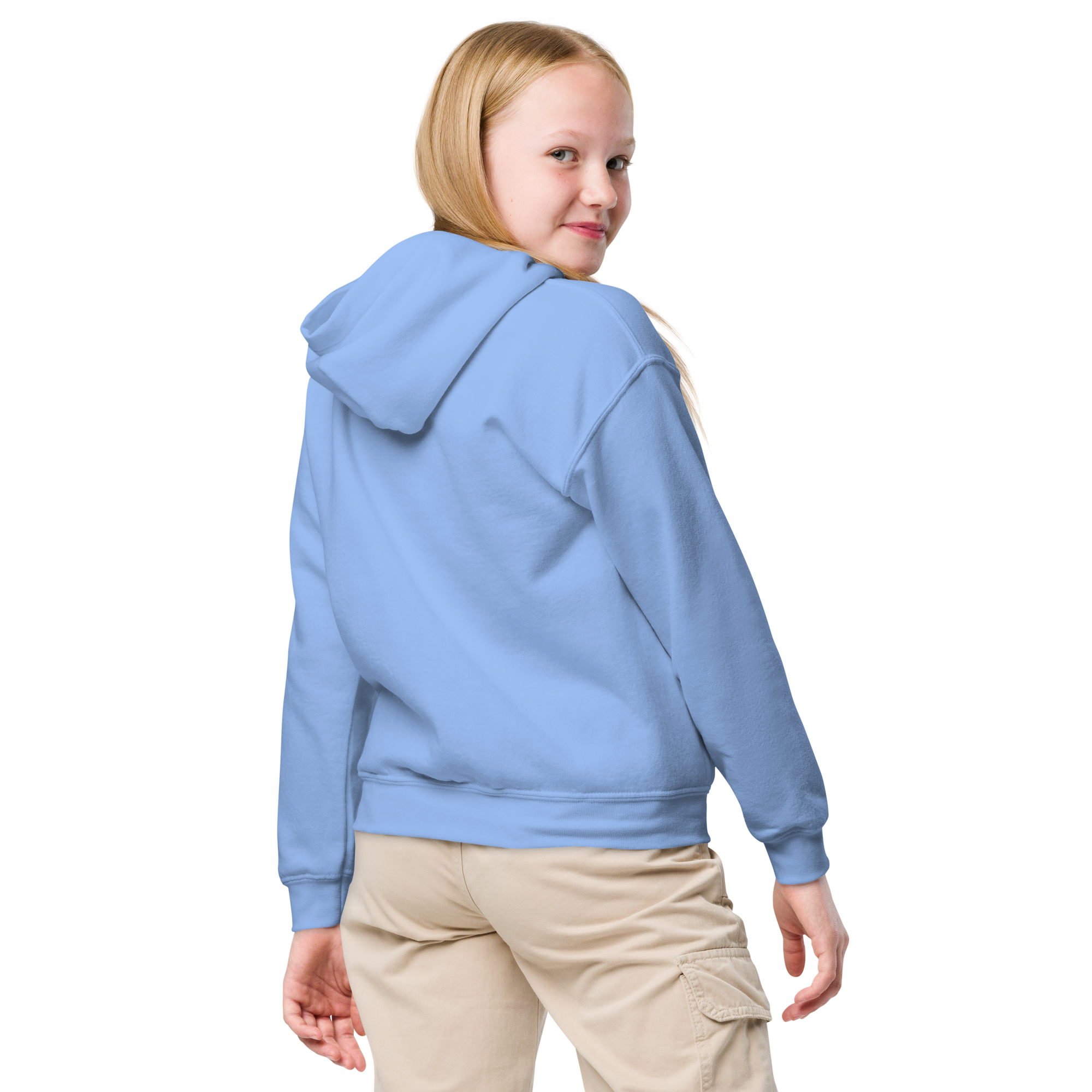 Heavy Blend Hoodie für Jugendliche | Goldie Respawn Eagly