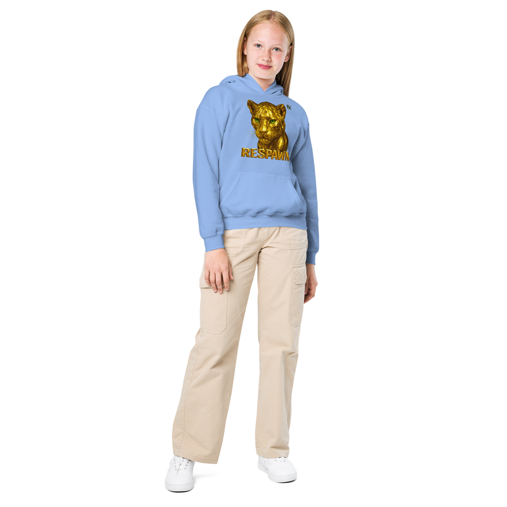 Heavy Blend Hoodie für Jugendliche | Goldie Respawn Tiger